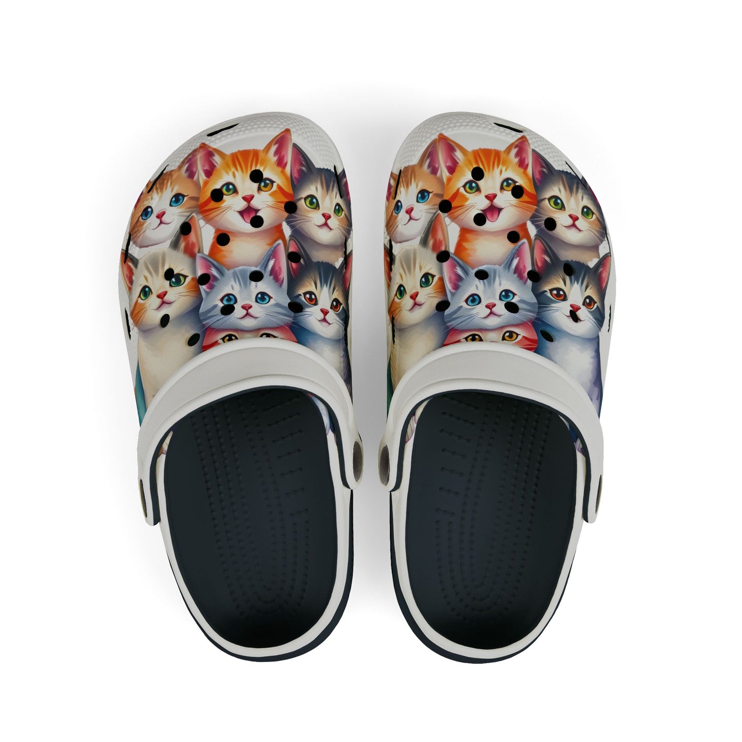 Kids EVA Foam Clogs 'Adorable Kittens' - Fun and Comfortable Footwear for Cat Lovers