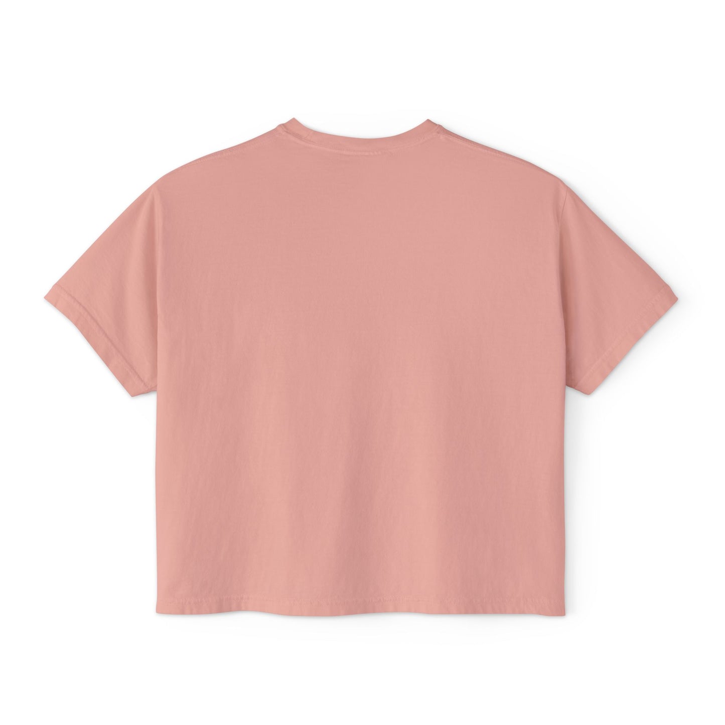 Womens Boxy Tee - 'Botanical Robot' Floral Graphic T-Shirt