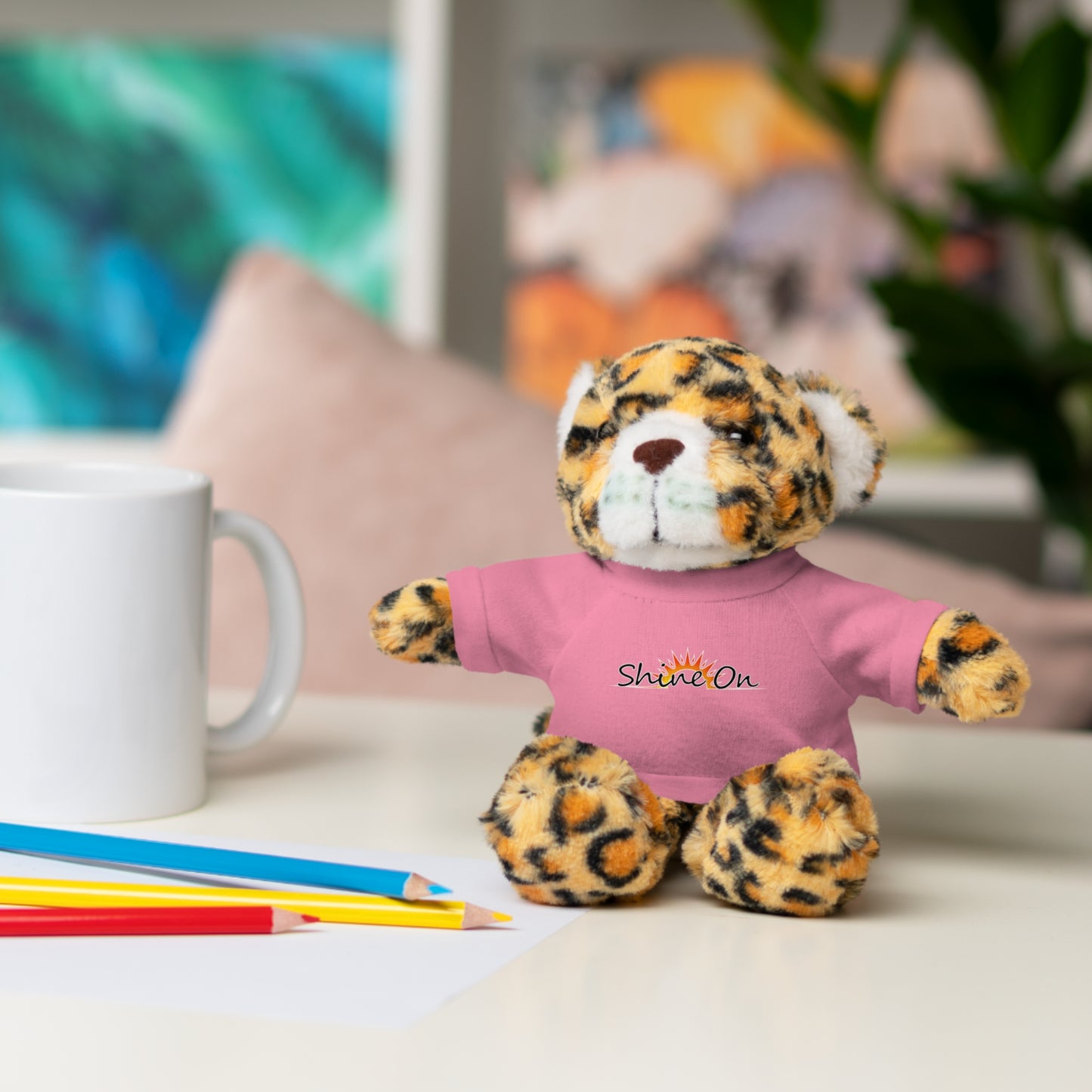 Plushie with 'Shine On' T-Shirt