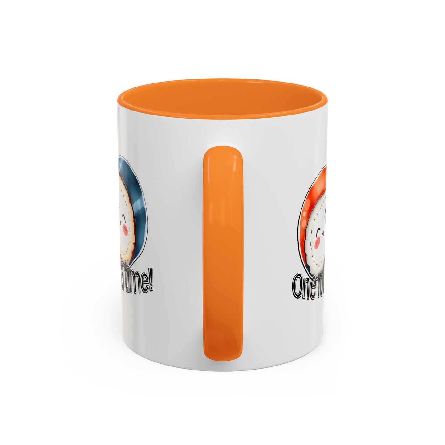 Coffee Mug - "One Roll at a Time" - Colorful Ceramic Coffee Cup, Perfect Gift for Food Lovers