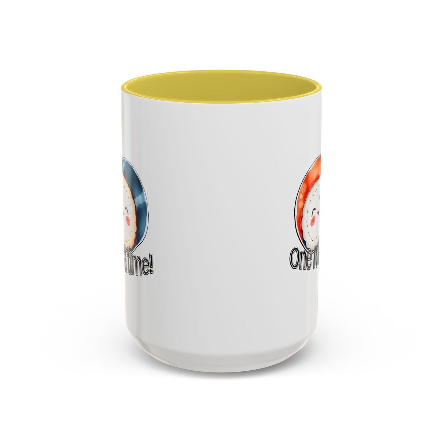 Coffee Mug - "One Roll at a Time" - Colorful Ceramic Coffee Cup, Perfect Gift for Food Lovers