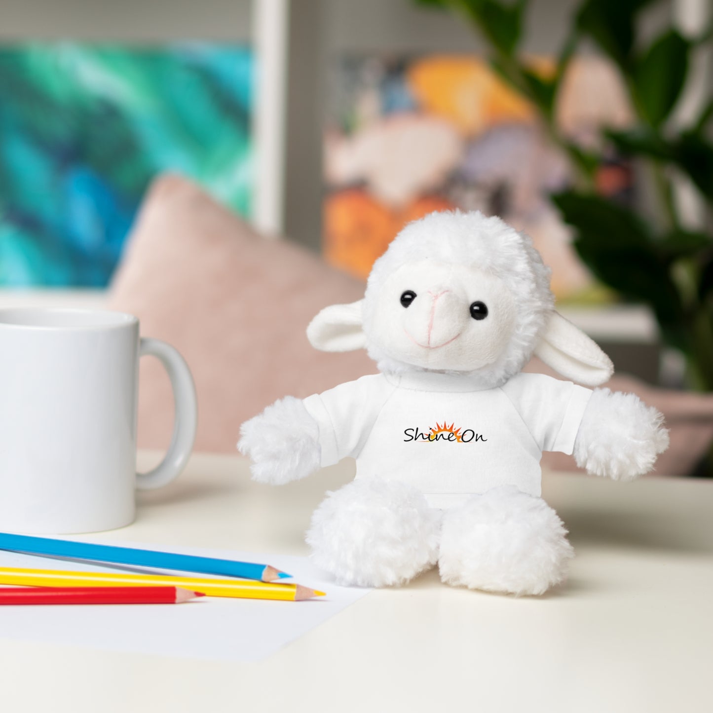 Plushie with 'Shine On' T-Shirt