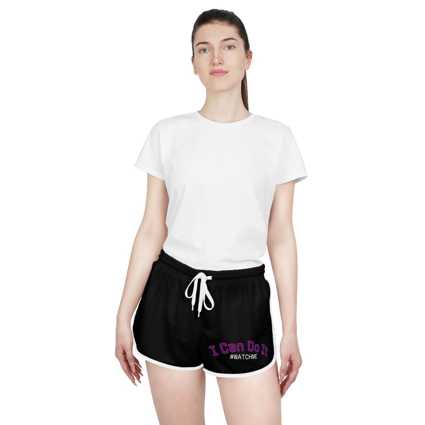 Womens Relaxed Shorts - "I Can Do It"