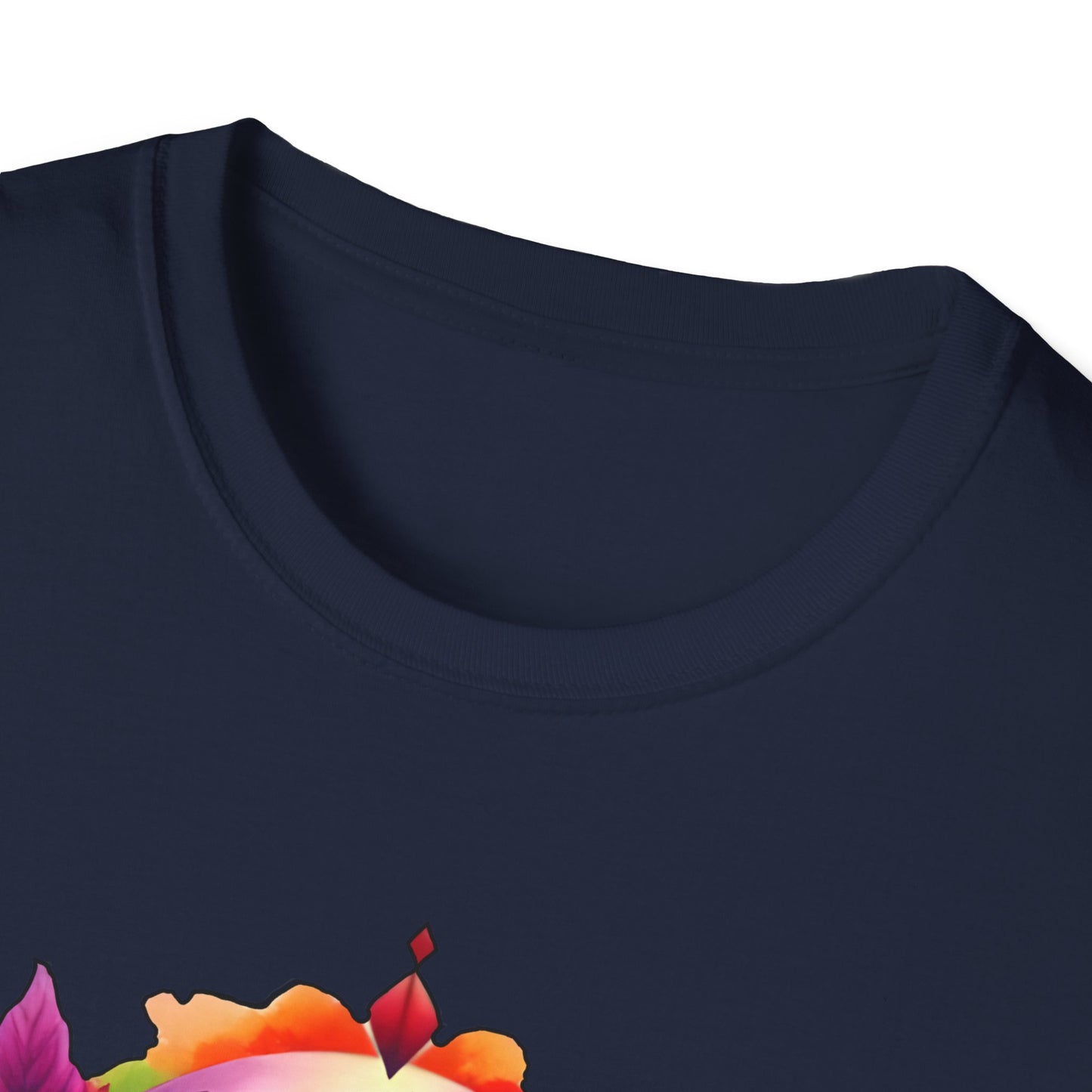 Unisex Softstyle Tee - 'Floral Skull' Perfect for Festivals and Everyday Wear