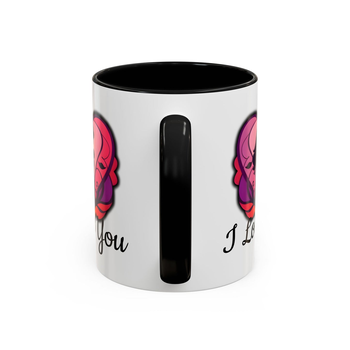 For Mum Accent Coffee Mug - 'I Love You' Design, Perfect Gift for Mothers Day