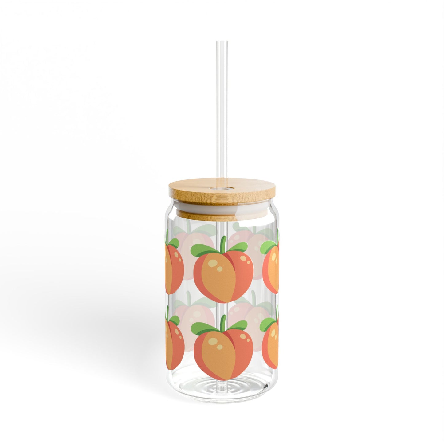 Sipper Glass - 16oz | Peach