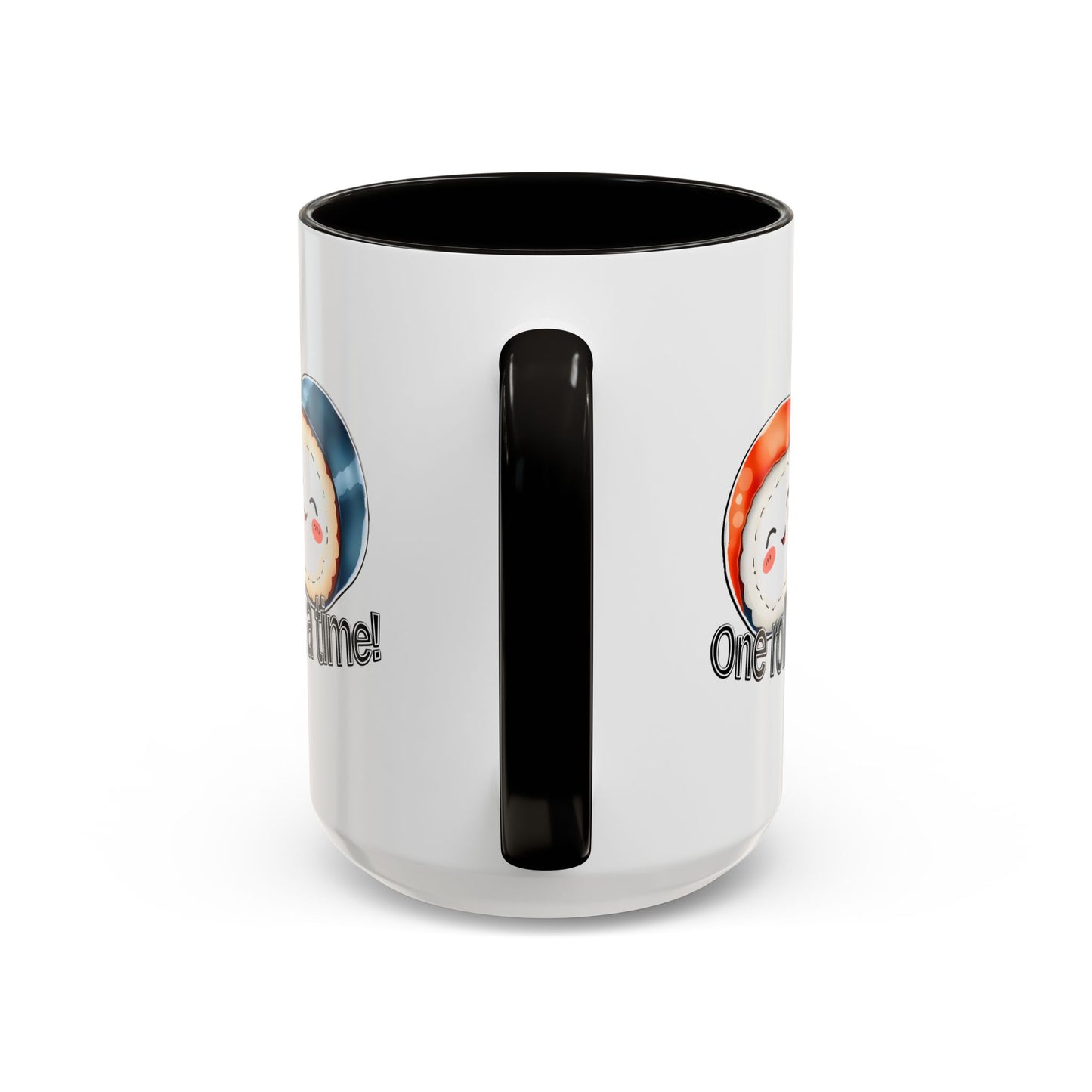 Coffee Mug - "One Roll at a Time" - Colorful Ceramic Coffee Cup, Perfect Gift for Food Lovers