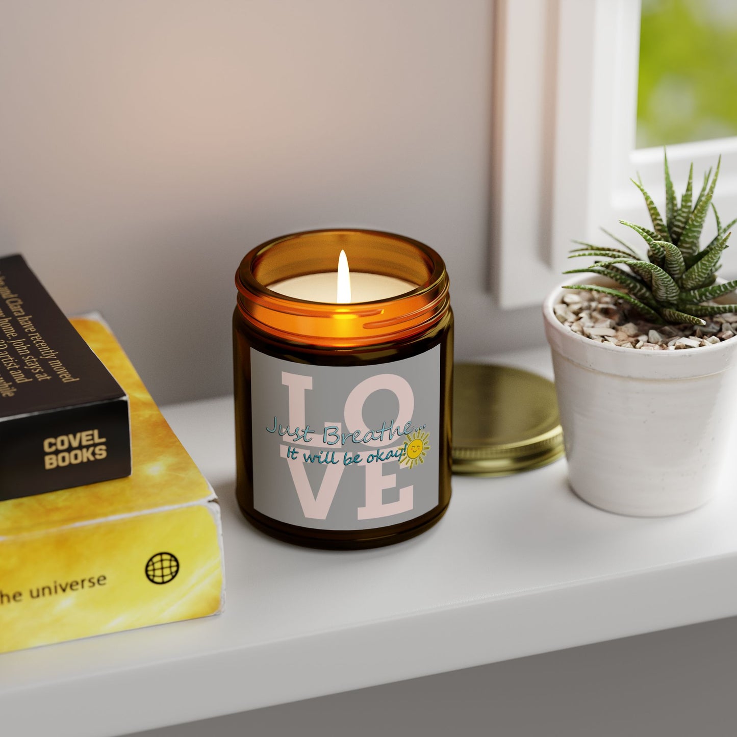 Scented Candle - Coconut Apricot Wax (9oz) | Several scents to choose from!