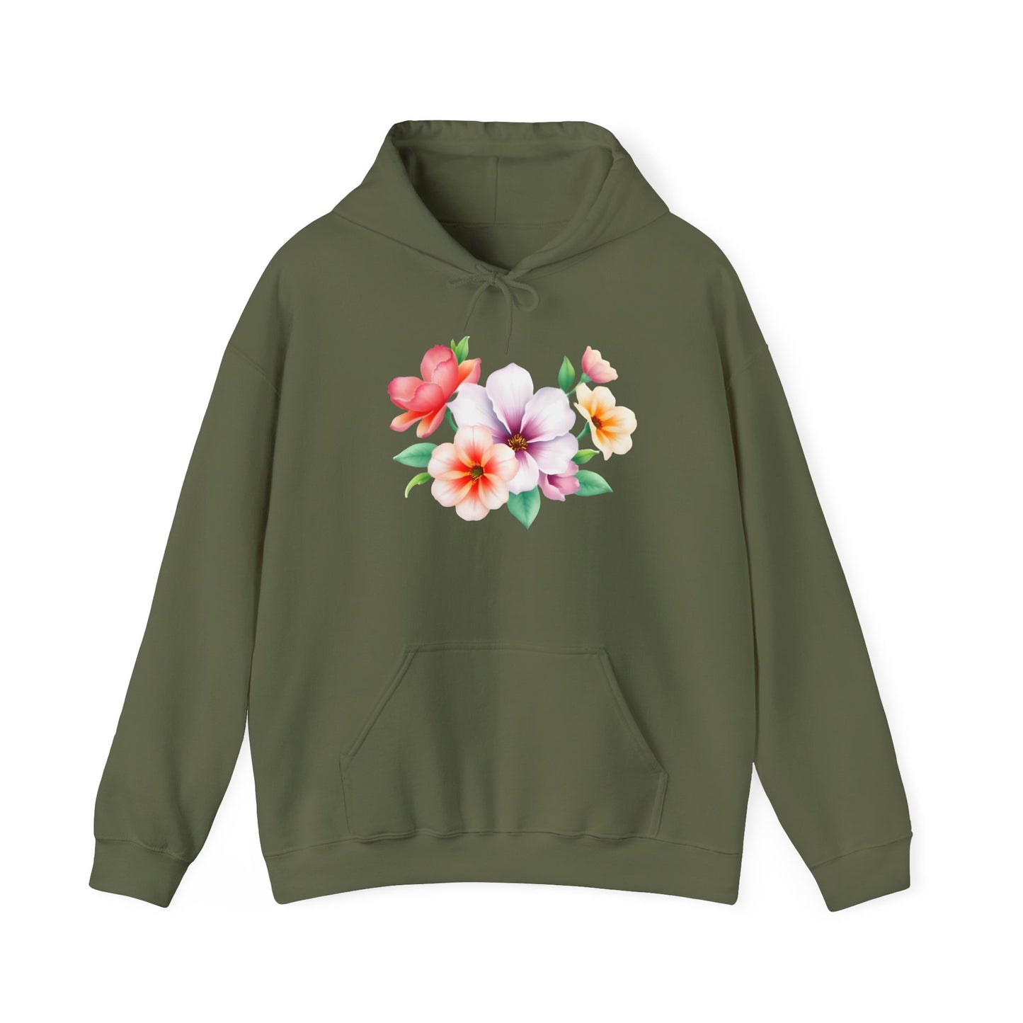 Unisex Hoodie - 'Floral' Design