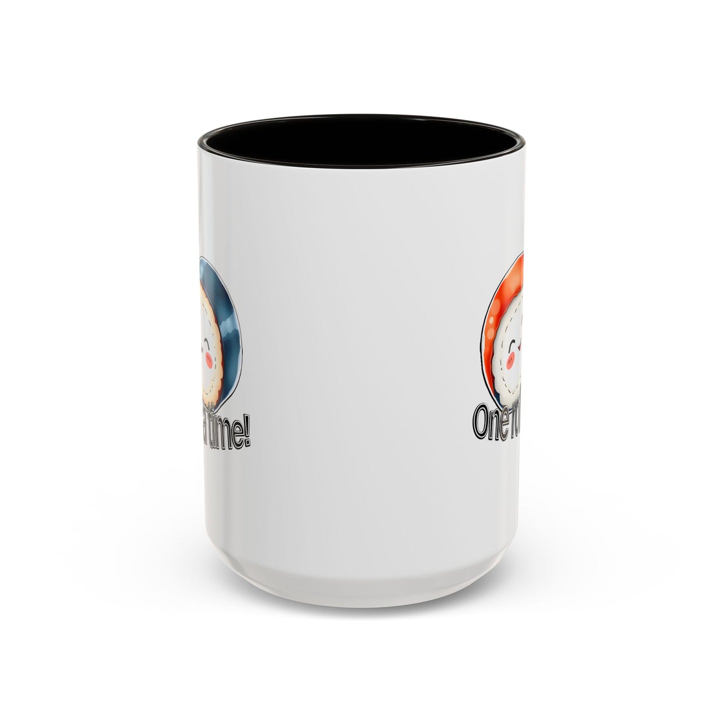 Coffee Mug - "One Roll at a Time" - Colorful Ceramic Coffee Cup, Perfect Gift for Food Lovers
