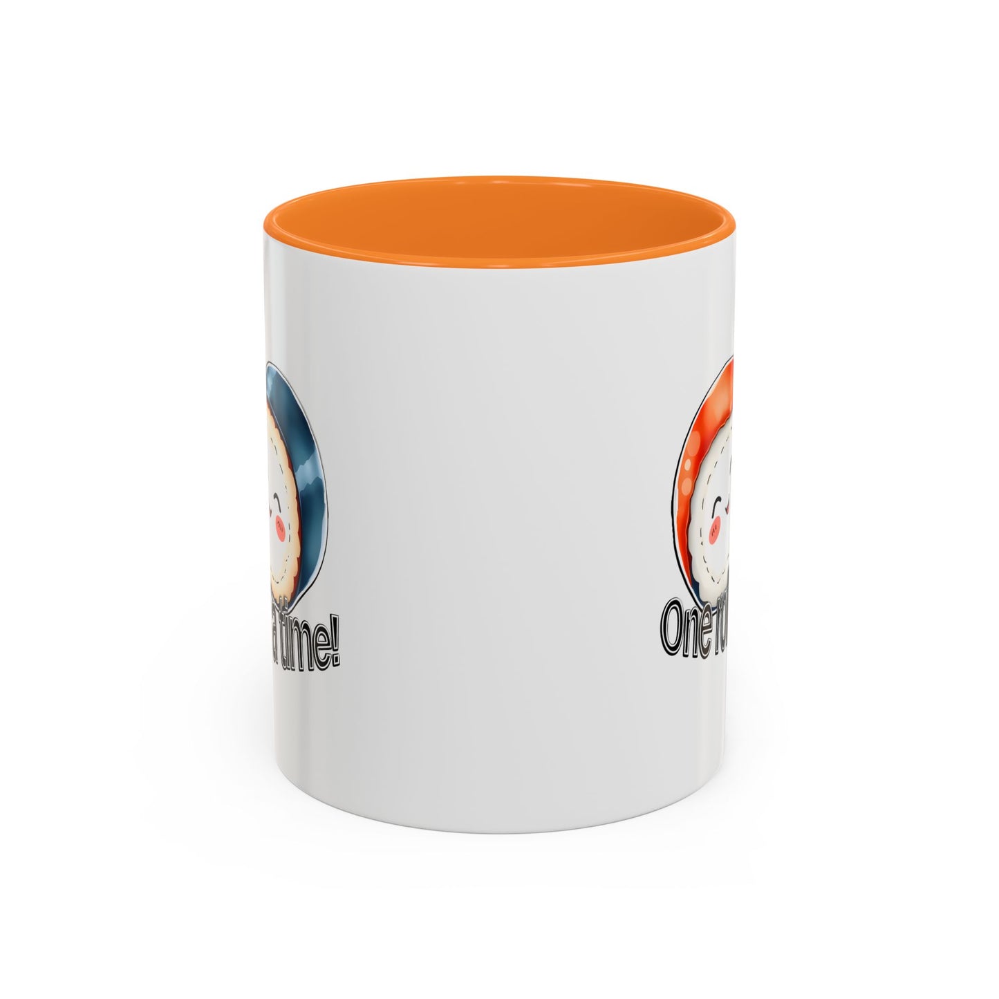 Coffee Mug - "One Roll at a Time" - Colorful Ceramic Coffee Cup, Perfect Gift for Food Lovers