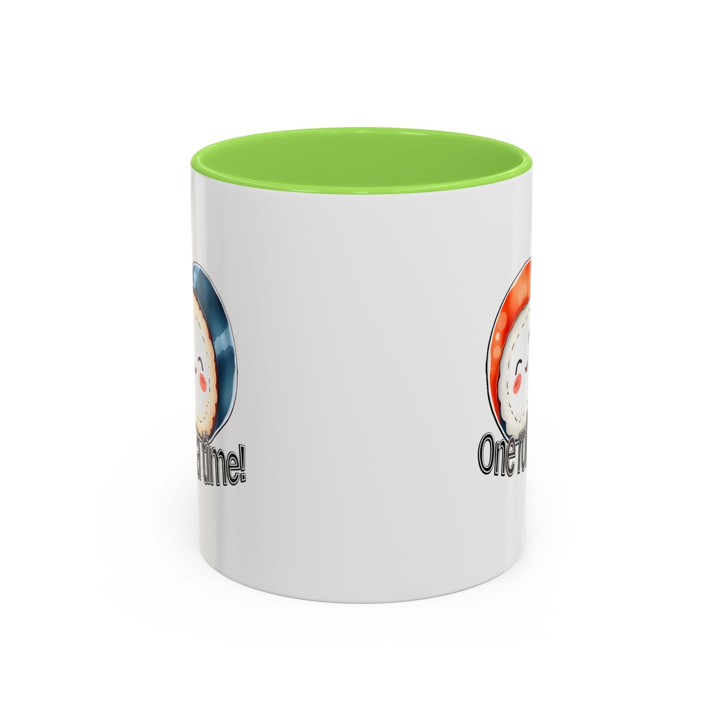 Coffee Mug - "One Roll at a Time" - Colorful Ceramic Coffee Cup, Perfect Gift for Food Lovers