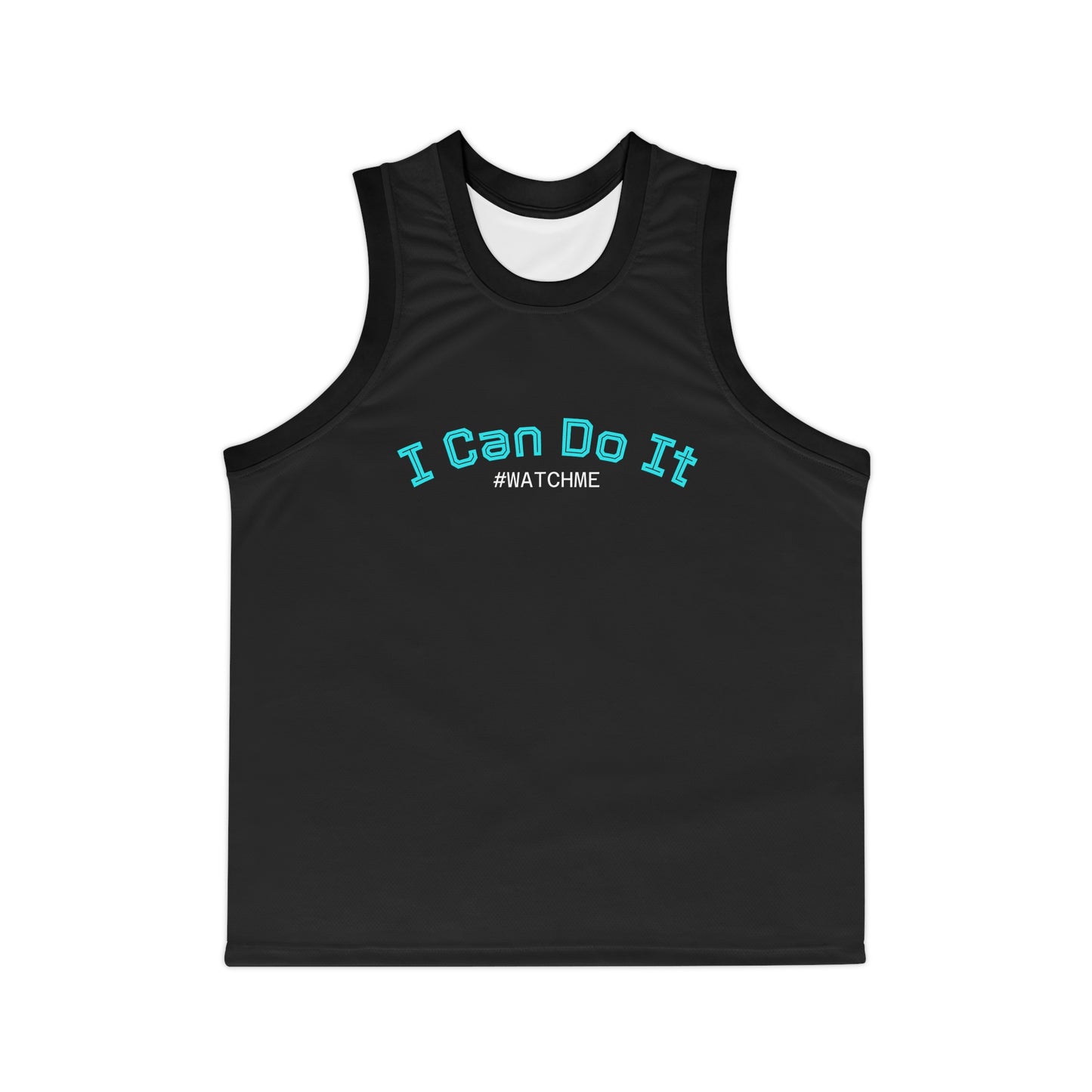 Basketball Jersey - "I Can Do It" Blue
