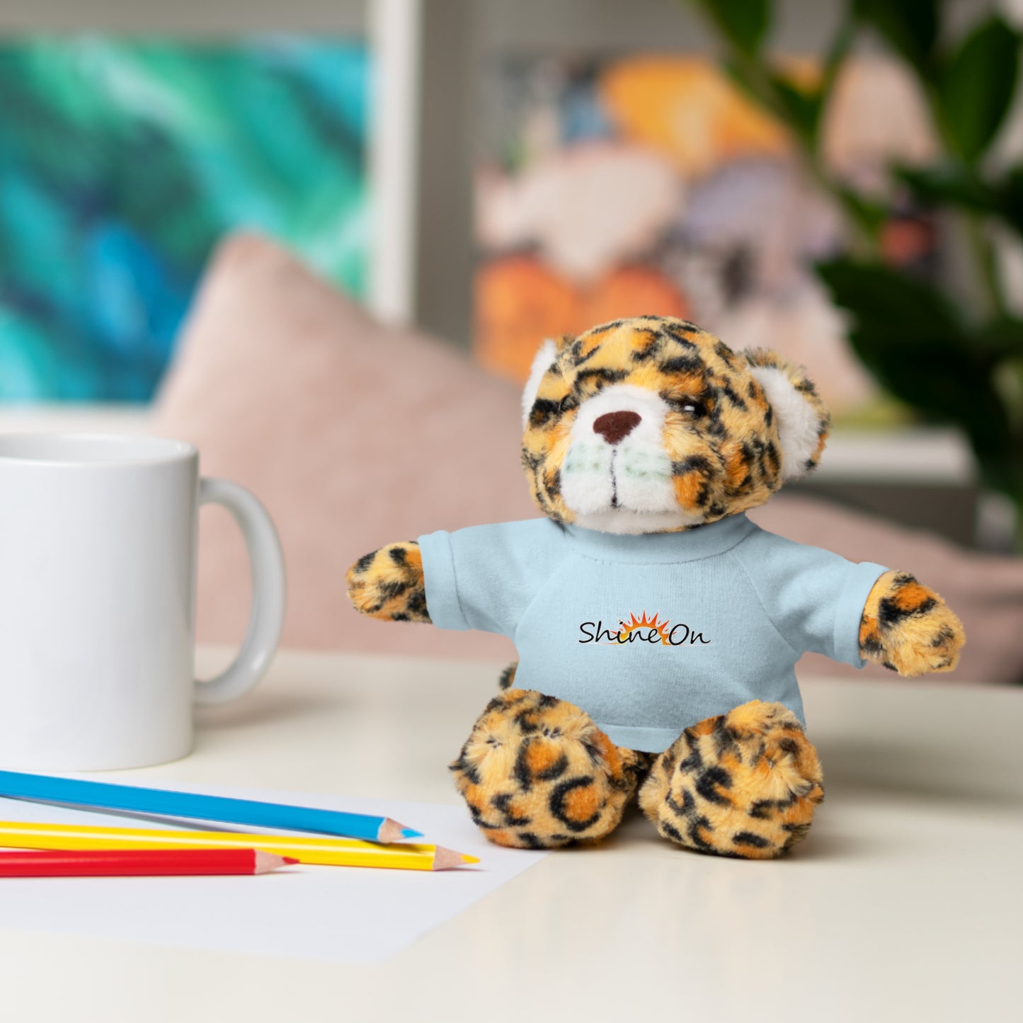 Plushie with 'Shine On' T-Shirt