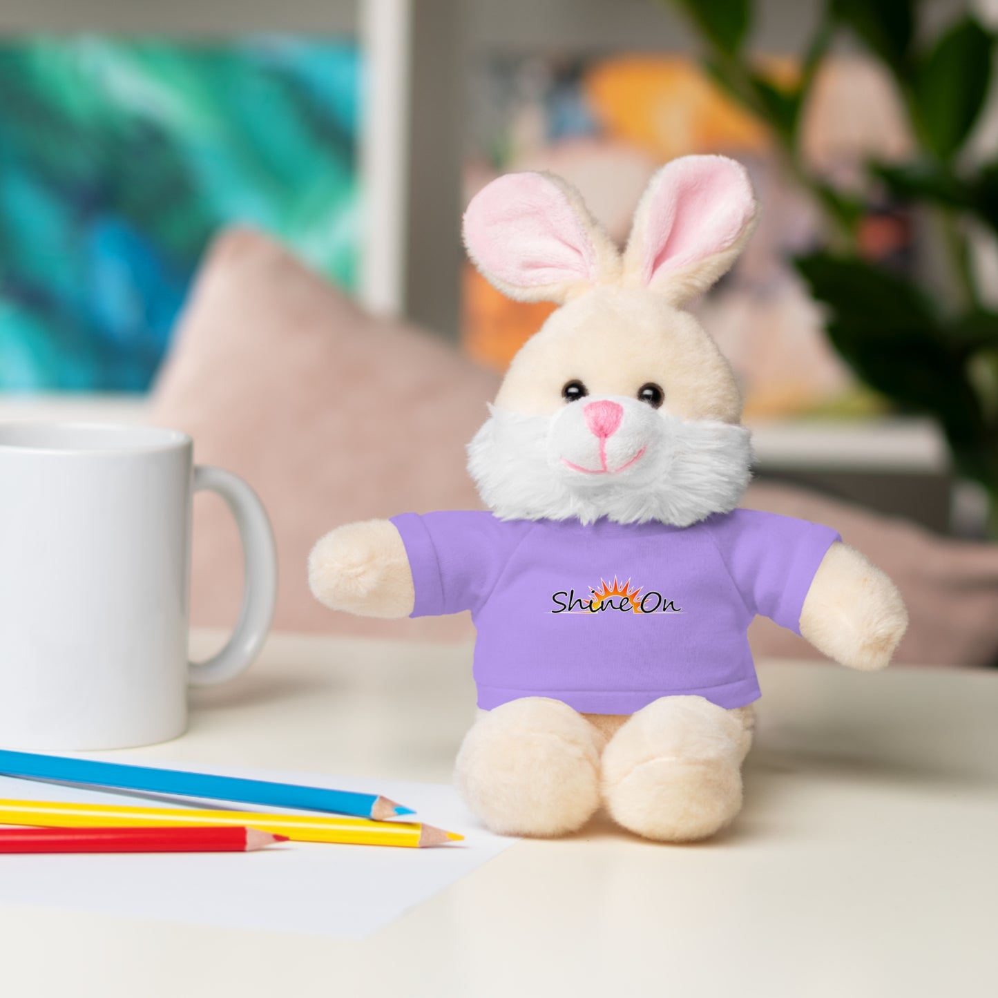 Plushie with 'Shine On' T-Shirt