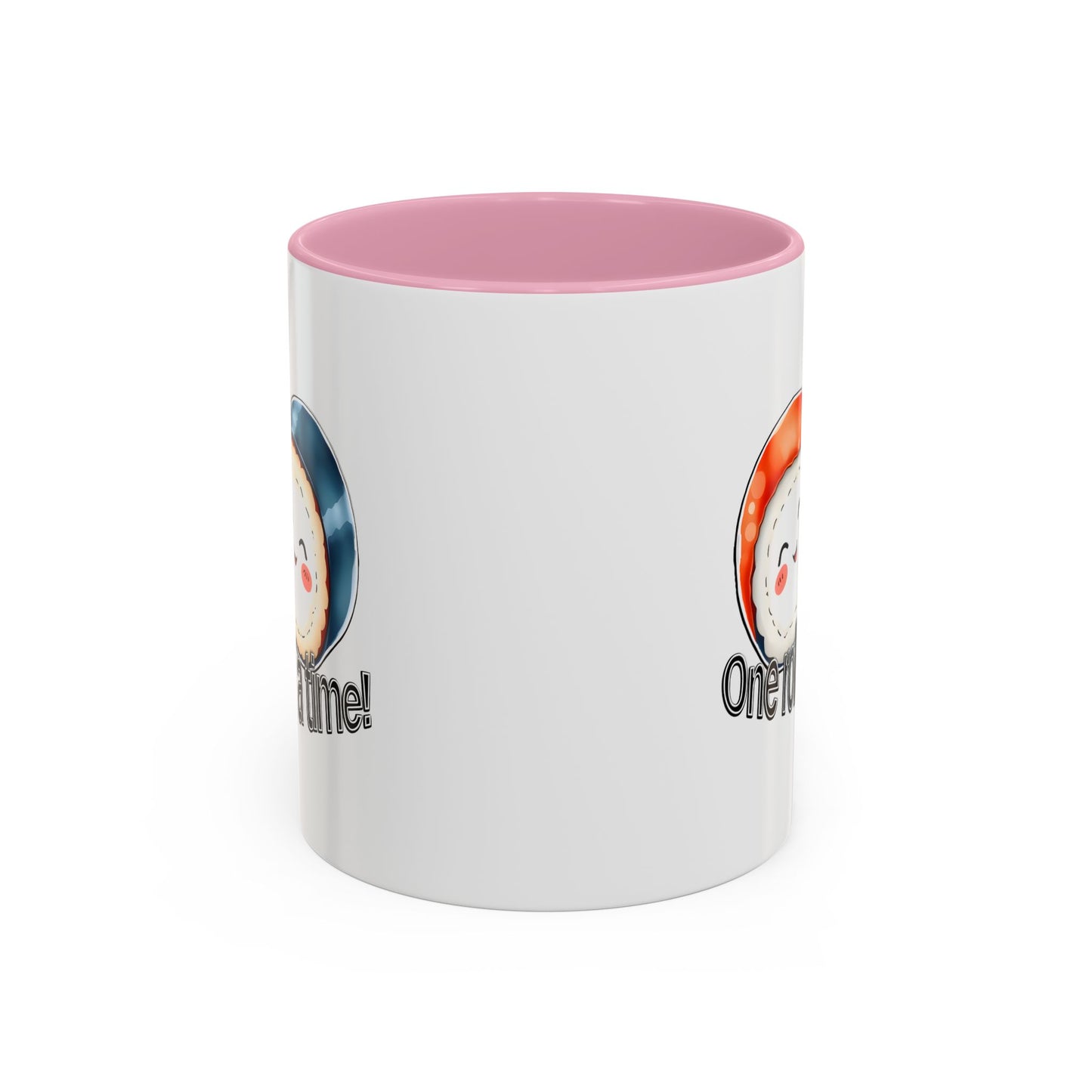 Coffee Mug - "One Roll at a Time" - Colorful Ceramic Coffee Cup, Perfect Gift for Food Lovers