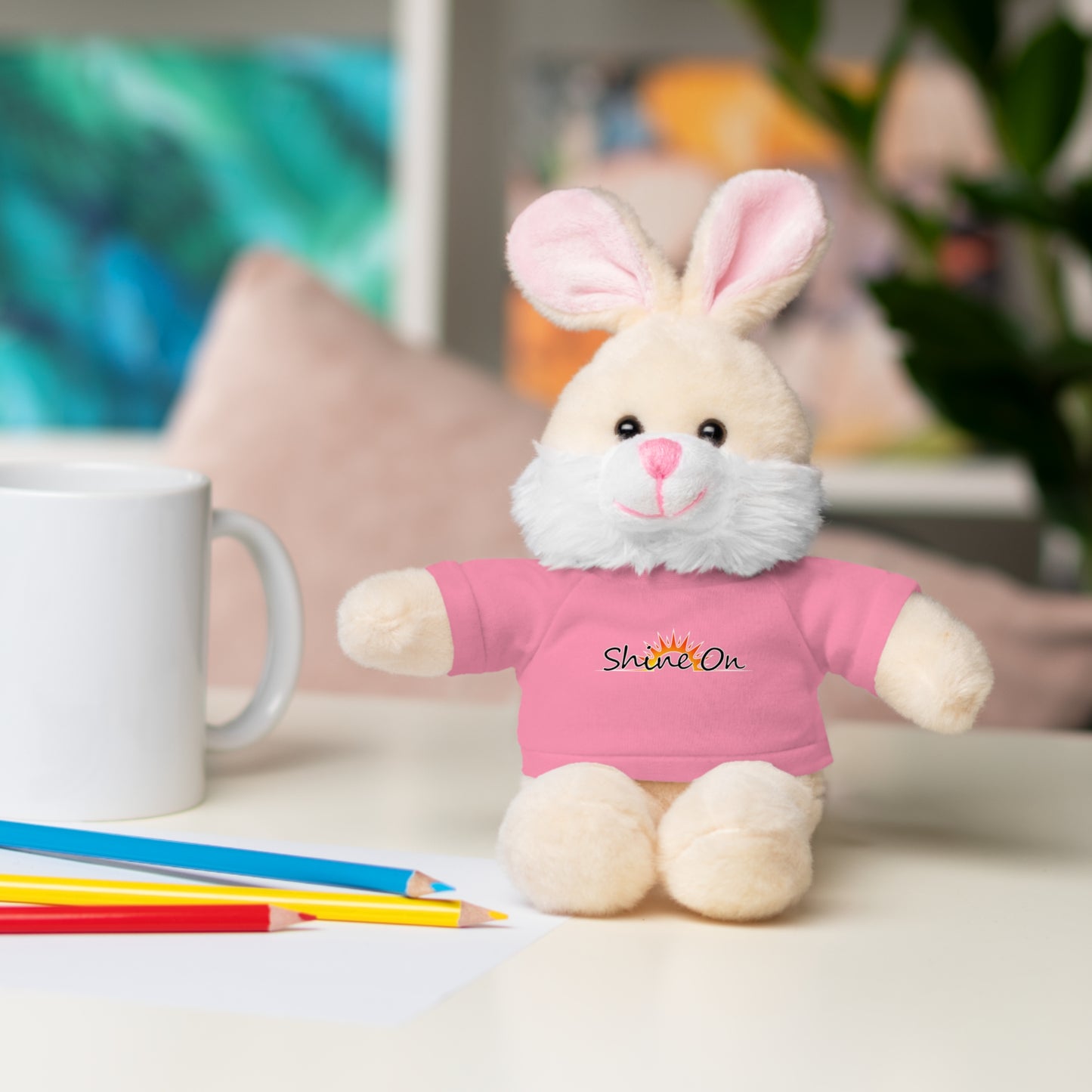 Plushie with 'Shine On' T-Shirt