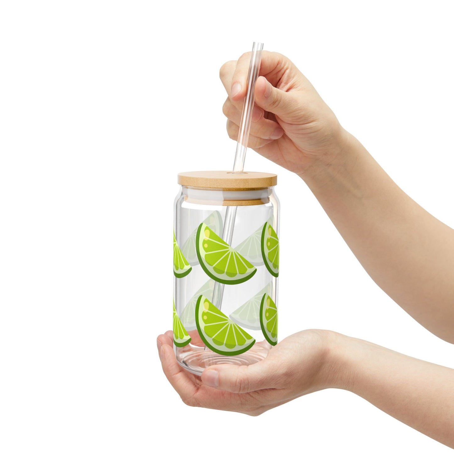 Sipper Glass - 16oz | Lime