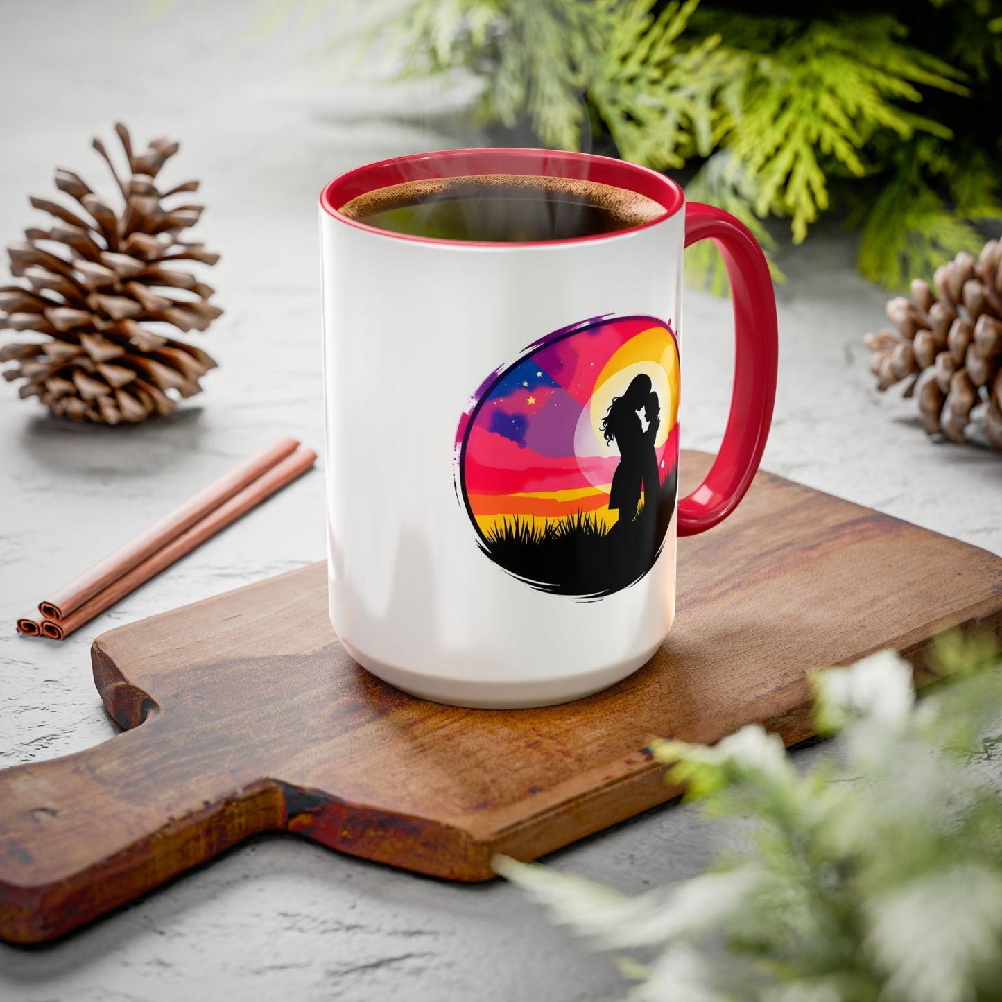 Coffee Mug - Colorful Love Cups for Couples & Gift Giving