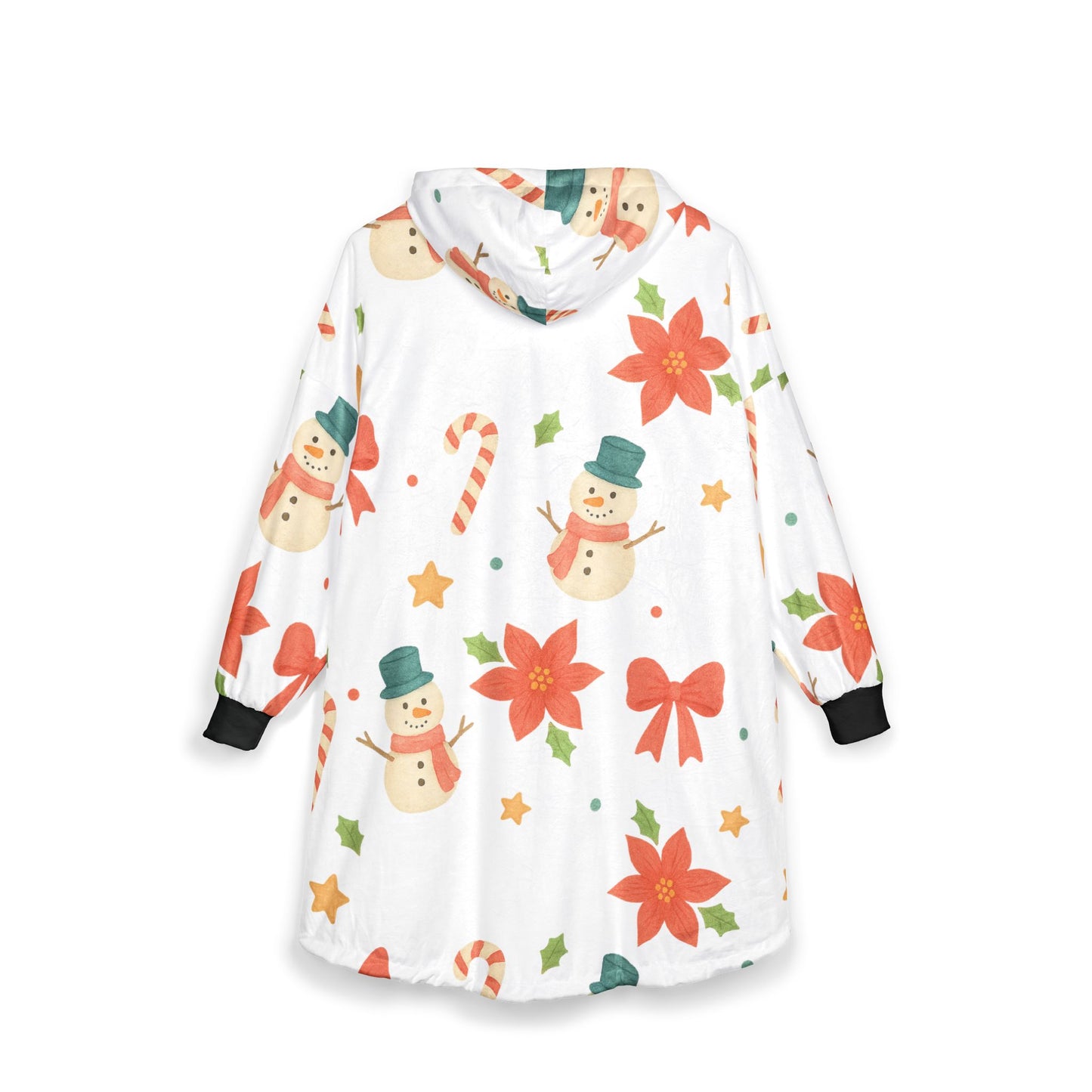 Holiday Snowman Hooded Blanket