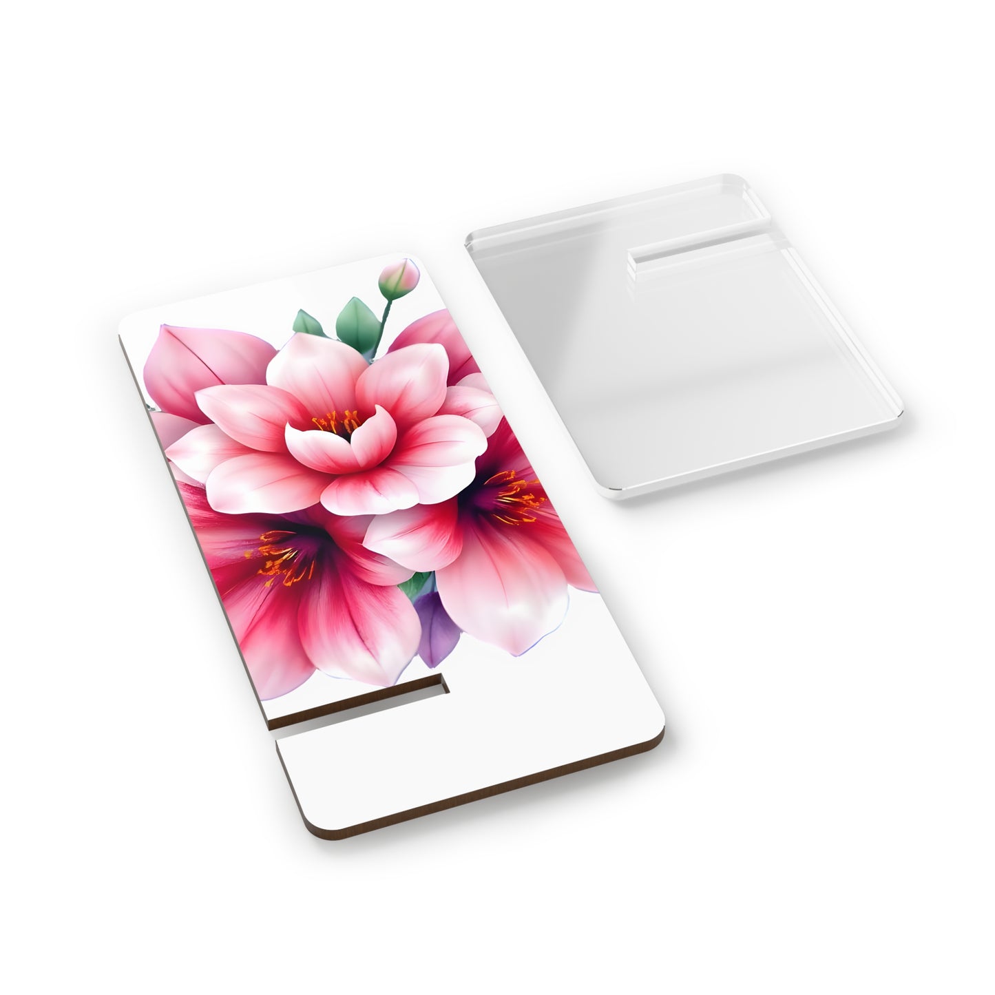 Mobile Display Stand 'Floral' - Stylish Smartphone Holder