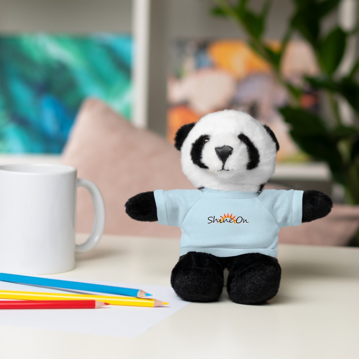 Plushie with 'Shine On' T-Shirt