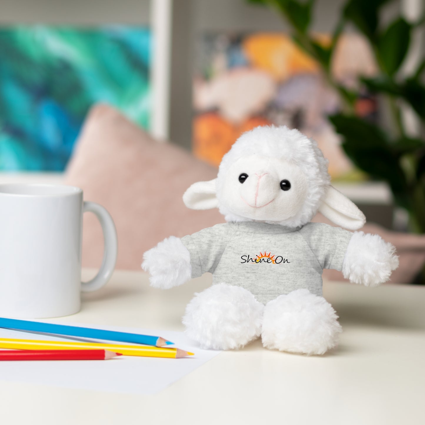 Plushie with 'Shine On' T-Shirt