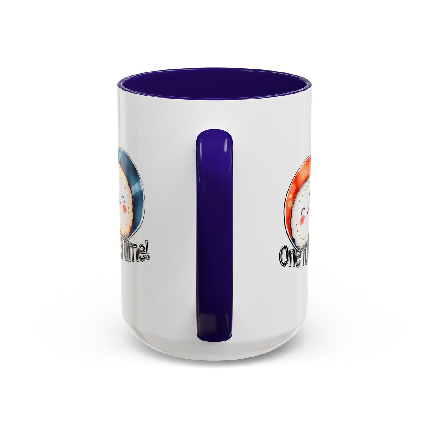 Coffee Mug - "One Roll at a Time" - Colorful Ceramic Coffee Cup, Perfect Gift for Food Lovers