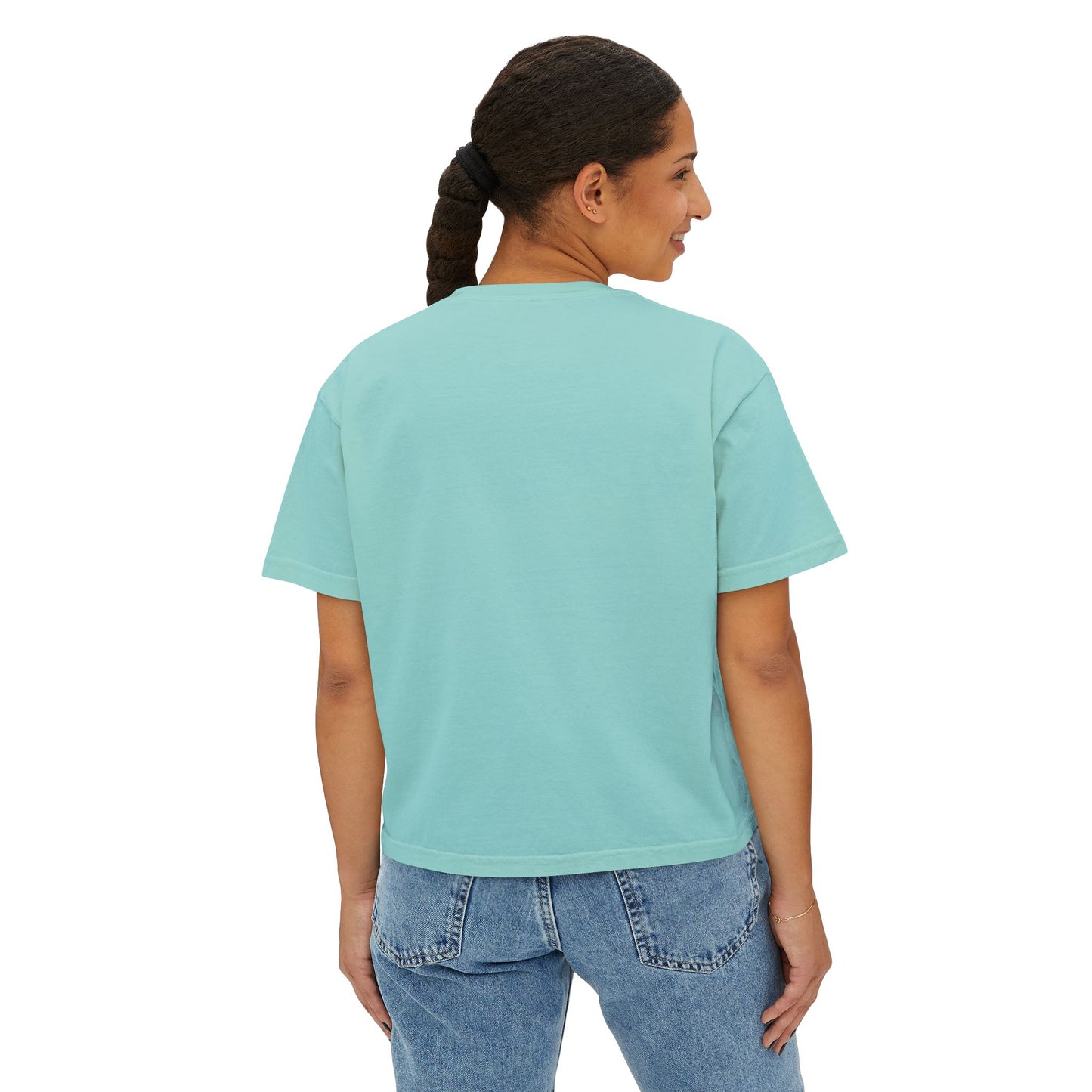 Womens Boxy Tee - "I Adore You!" Design for Casual Style