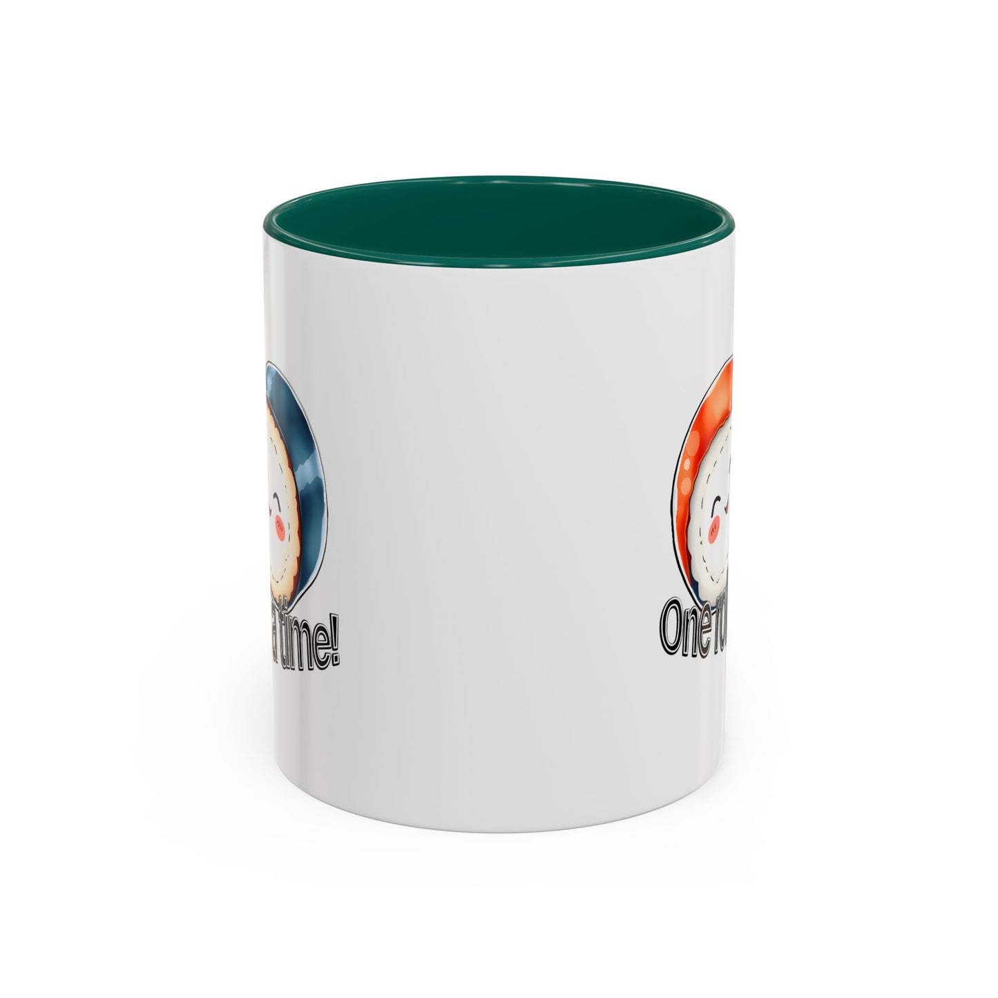 Coffee Mug - "One Roll at a Time" - Colorful Ceramic Coffee Cup, Perfect Gift for Food Lovers