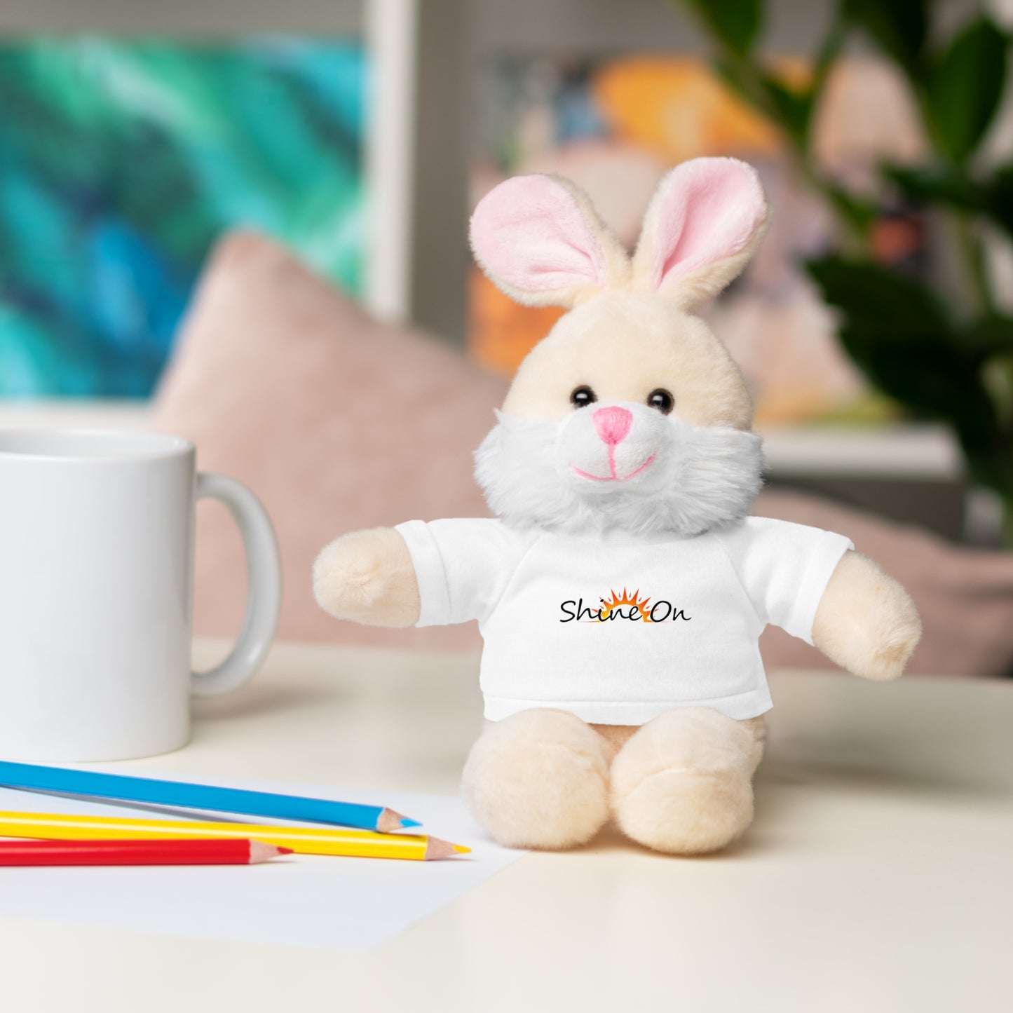 Plushie with 'Shine On' T-Shirt