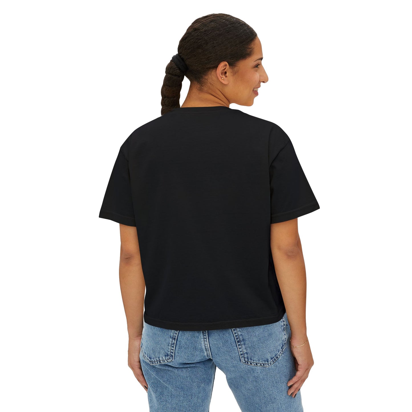Womens Boxy Tee - "I Adore You!" Design for Casual Style