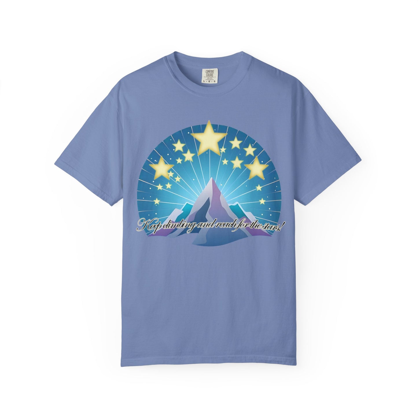 Unisex T-Shirt - Mountain & Stars Design