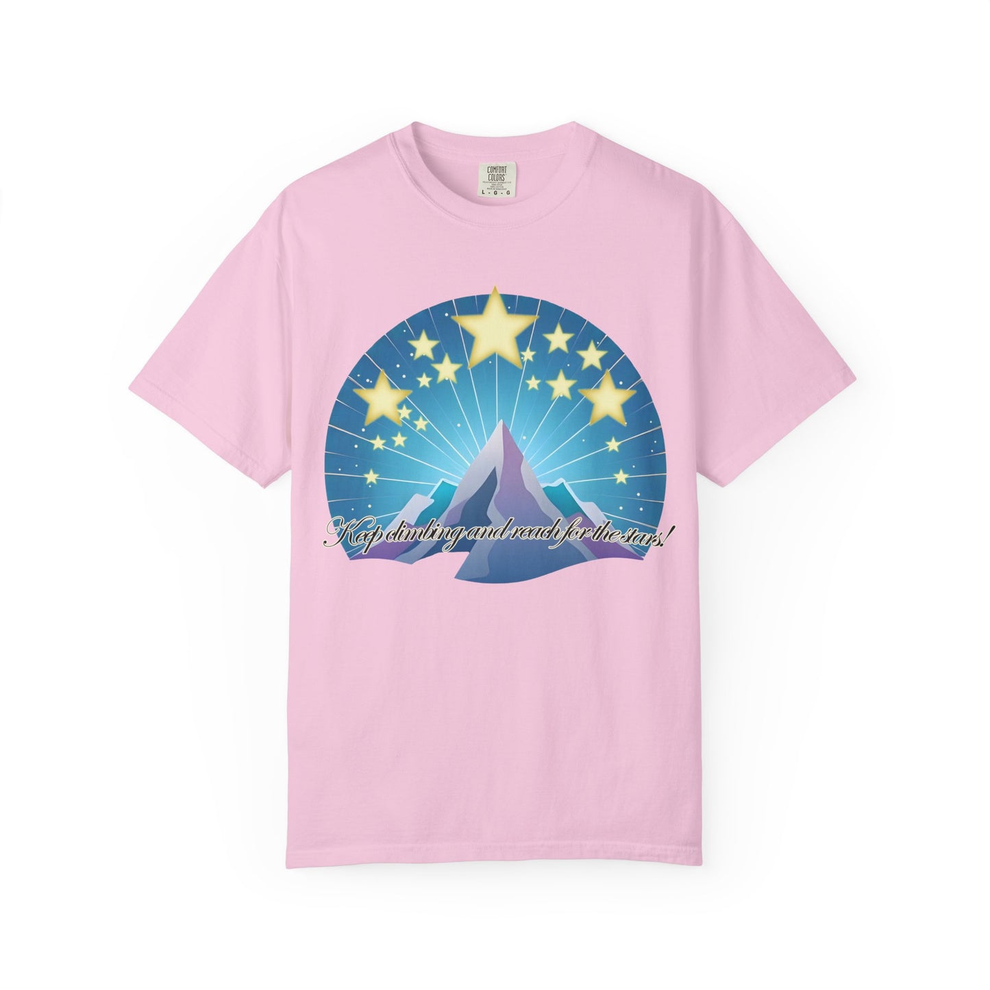 Unisex T-Shirt - Mountain & Stars Design