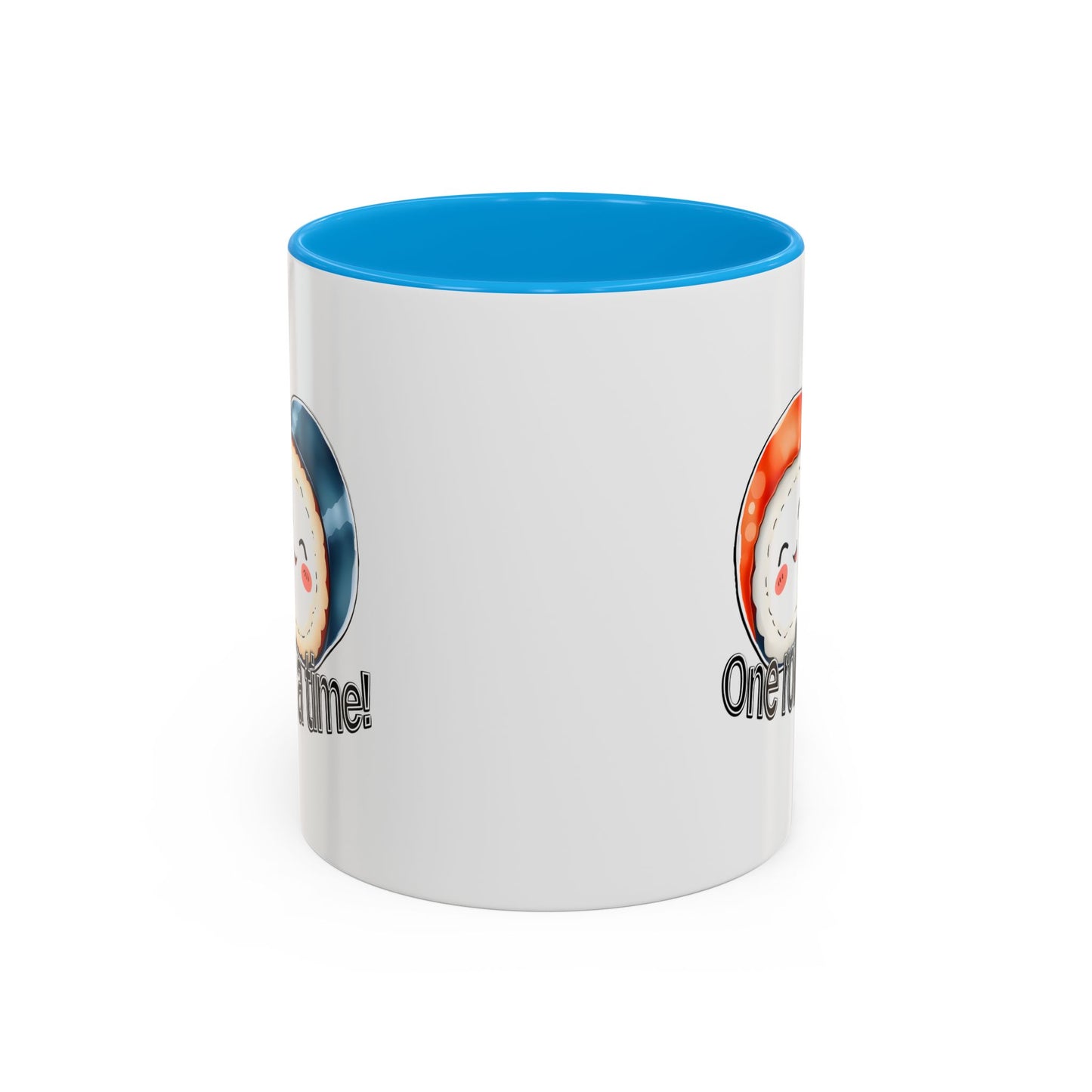 Coffee Mug - "One Roll at a Time" - Colorful Ceramic Coffee Cup, Perfect Gift for Food Lovers