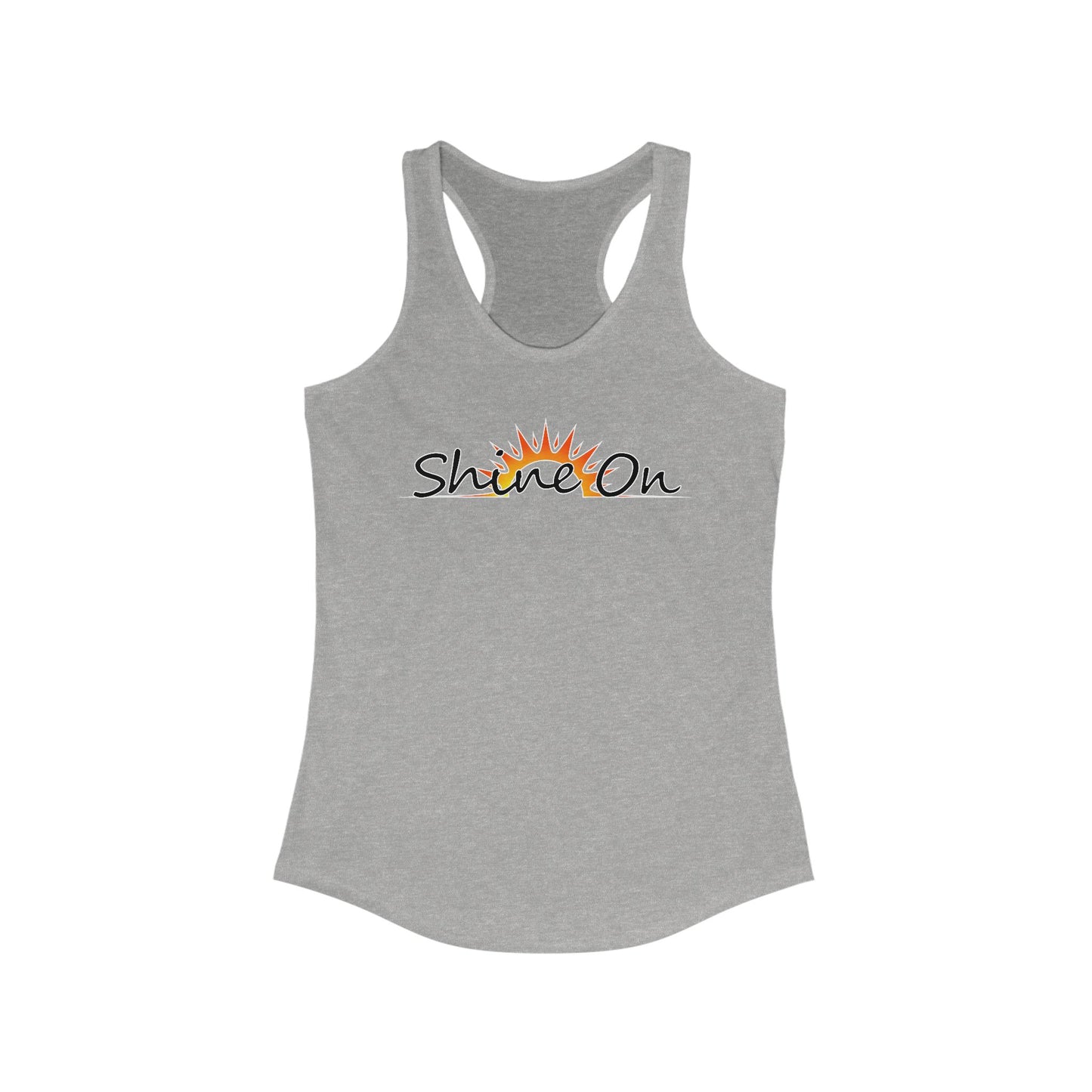 Womens Racerback Tank - 'Shine On' Summer Top