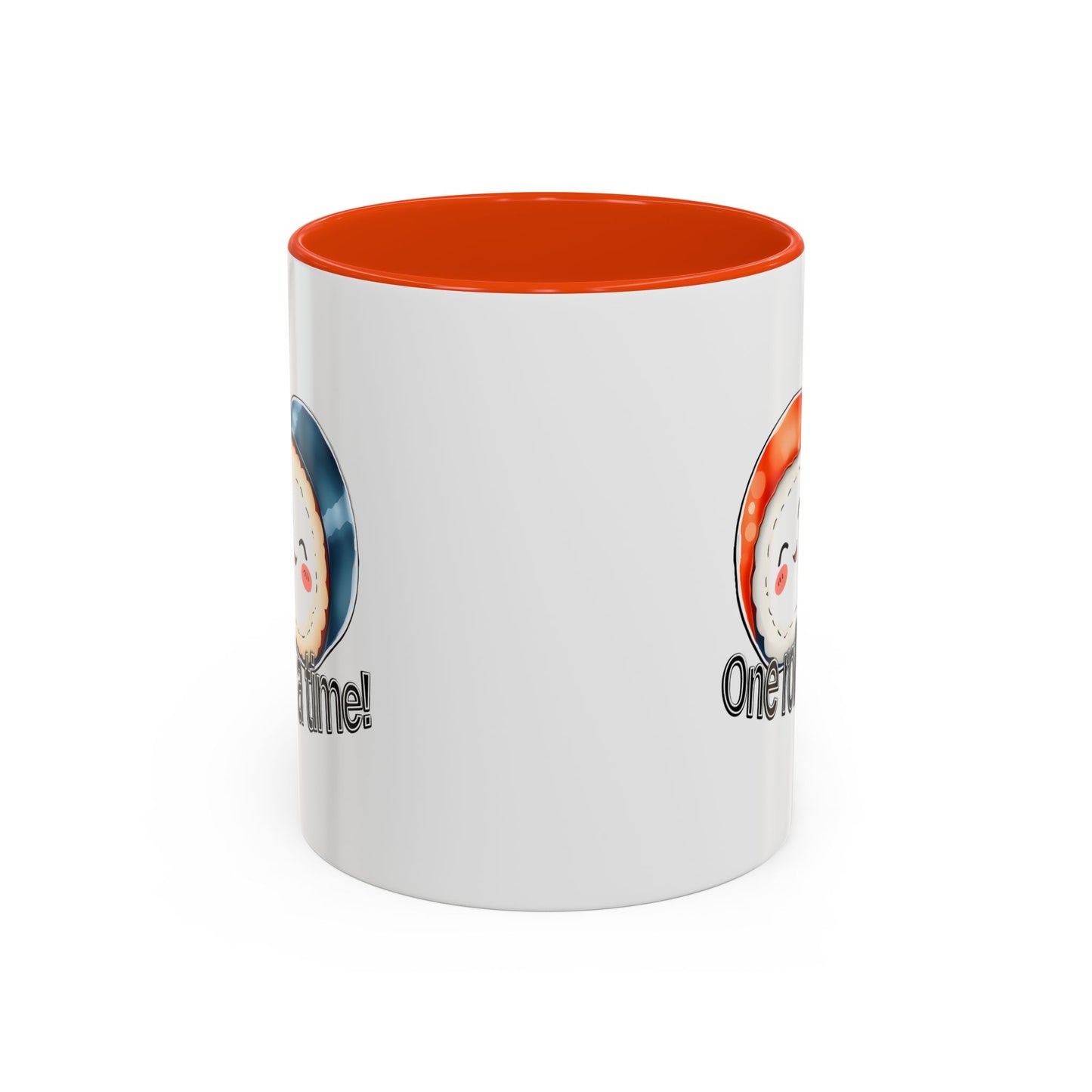 Coffee Mug - "One Roll at a Time" - Colorful Ceramic Coffee Cup, Perfect Gift for Food Lovers