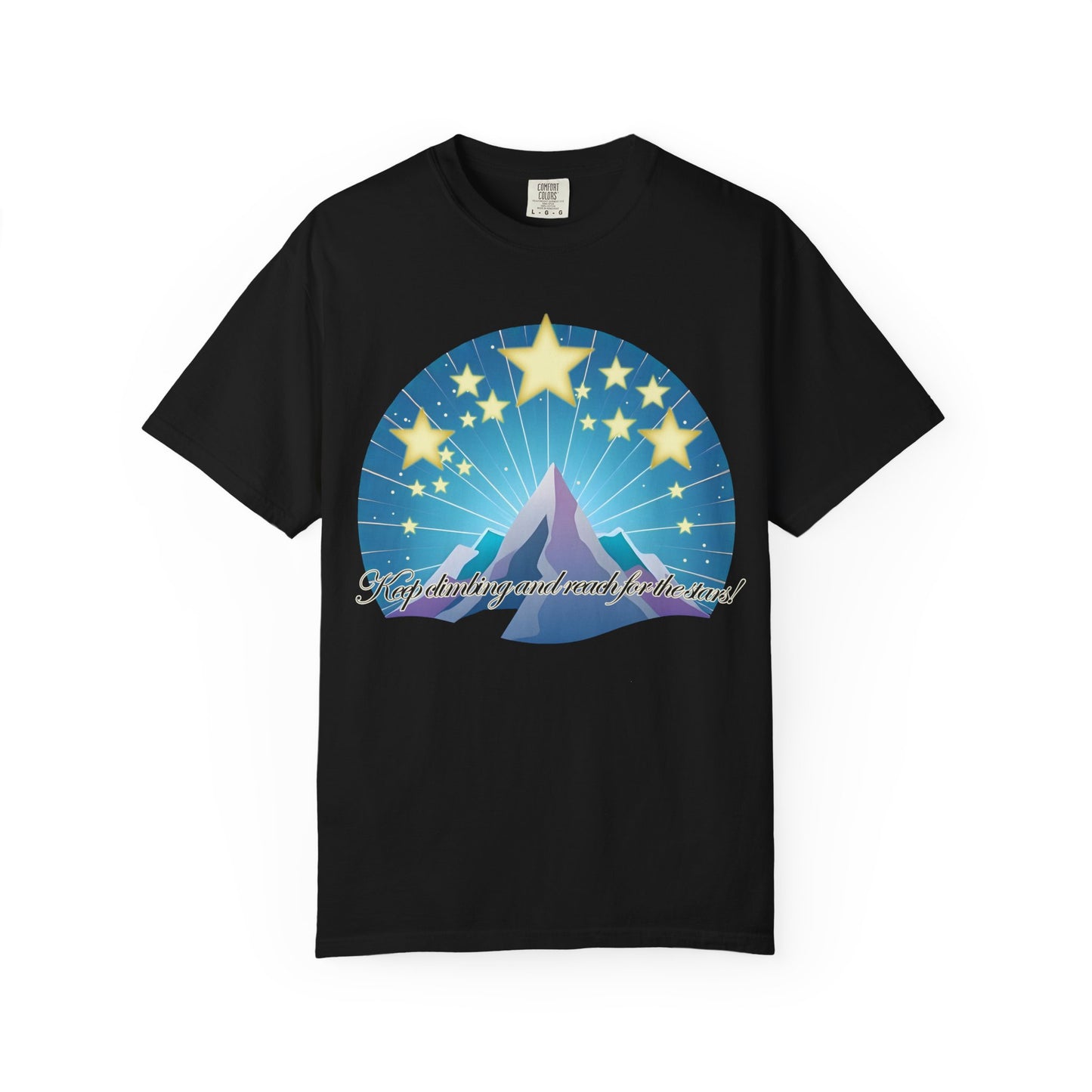Unisex T-Shirt - Mountain & Stars Design