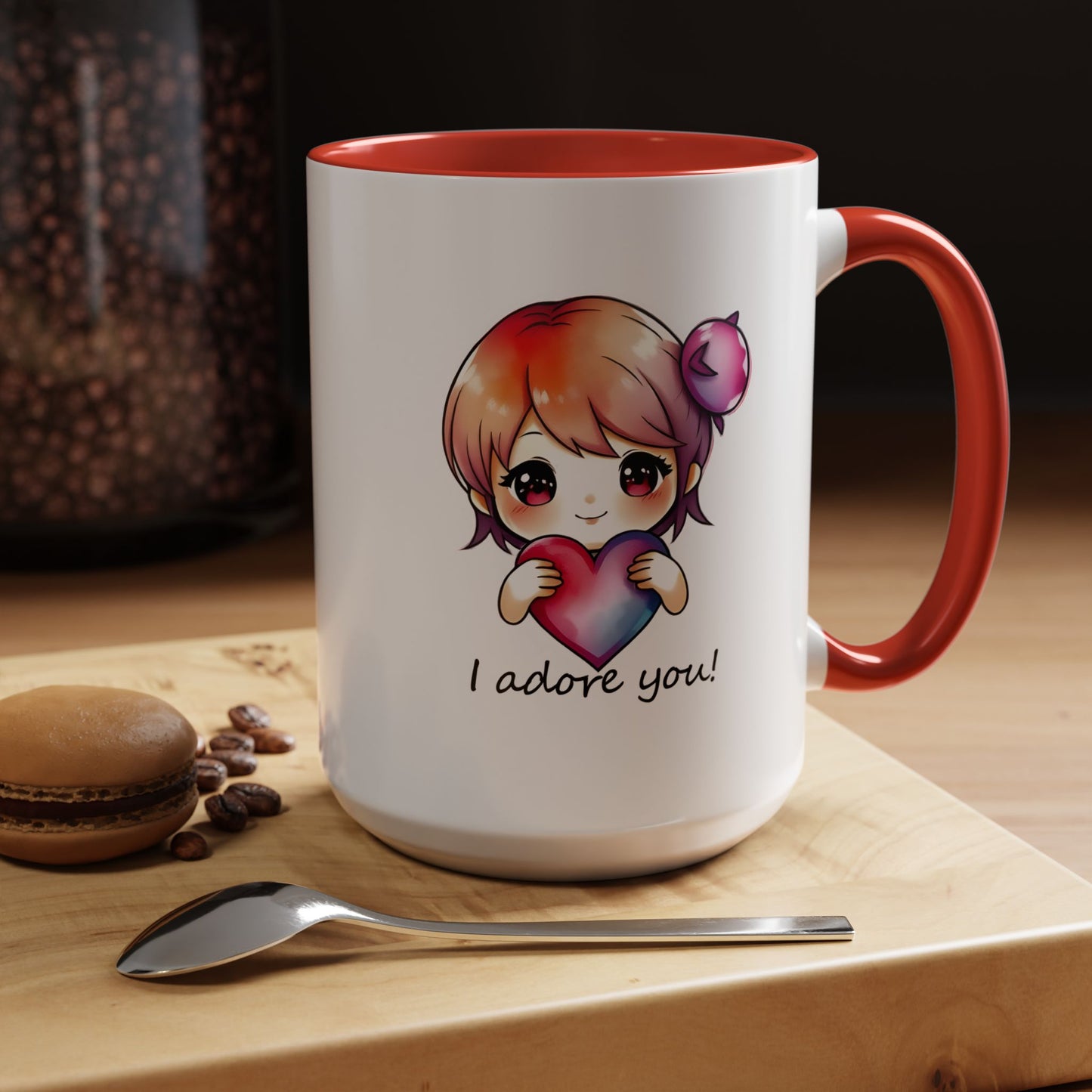 Coffee Mug – "I Adore You!" - Perfect Gift for Loved Ones