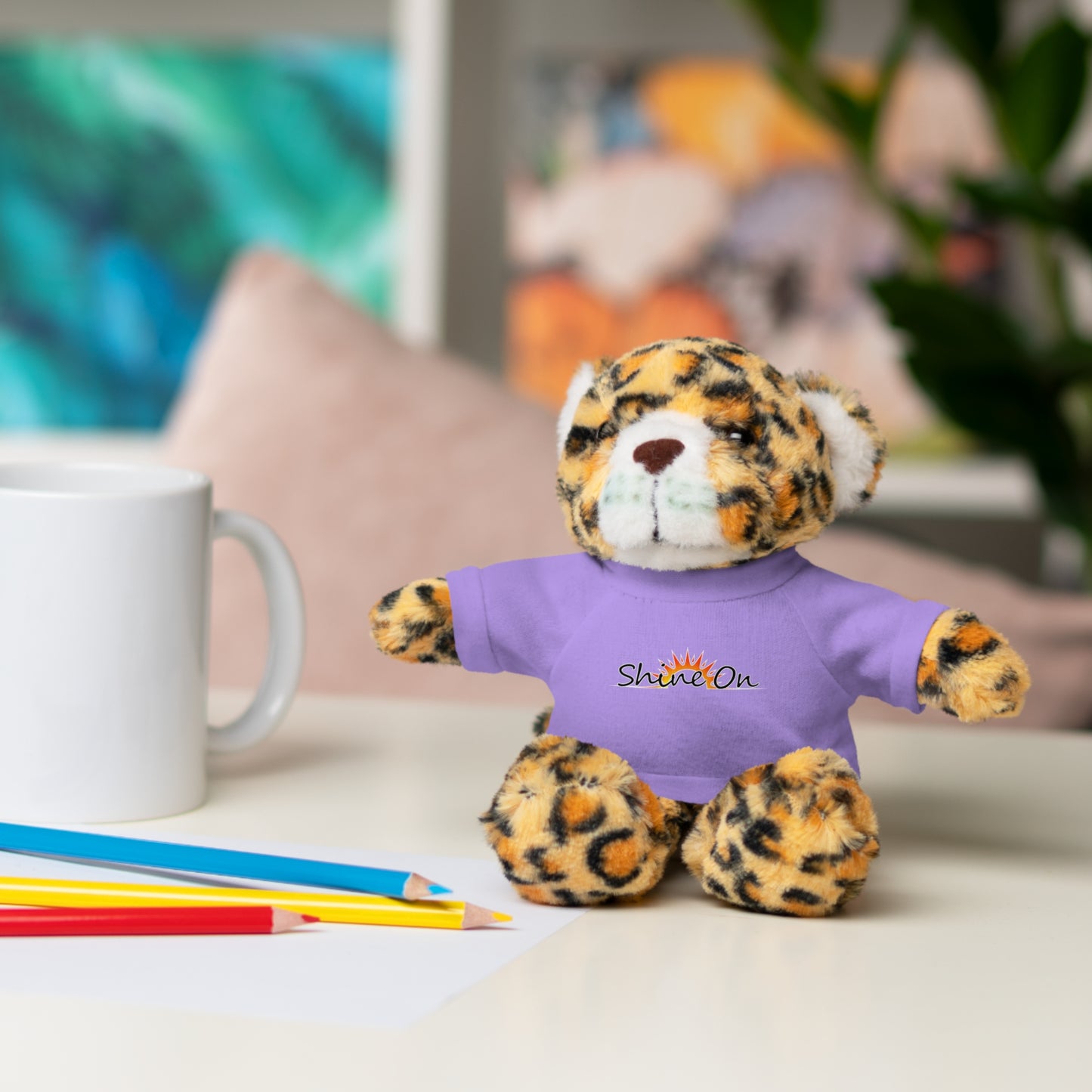 Plushie with 'Shine On' T-Shirt