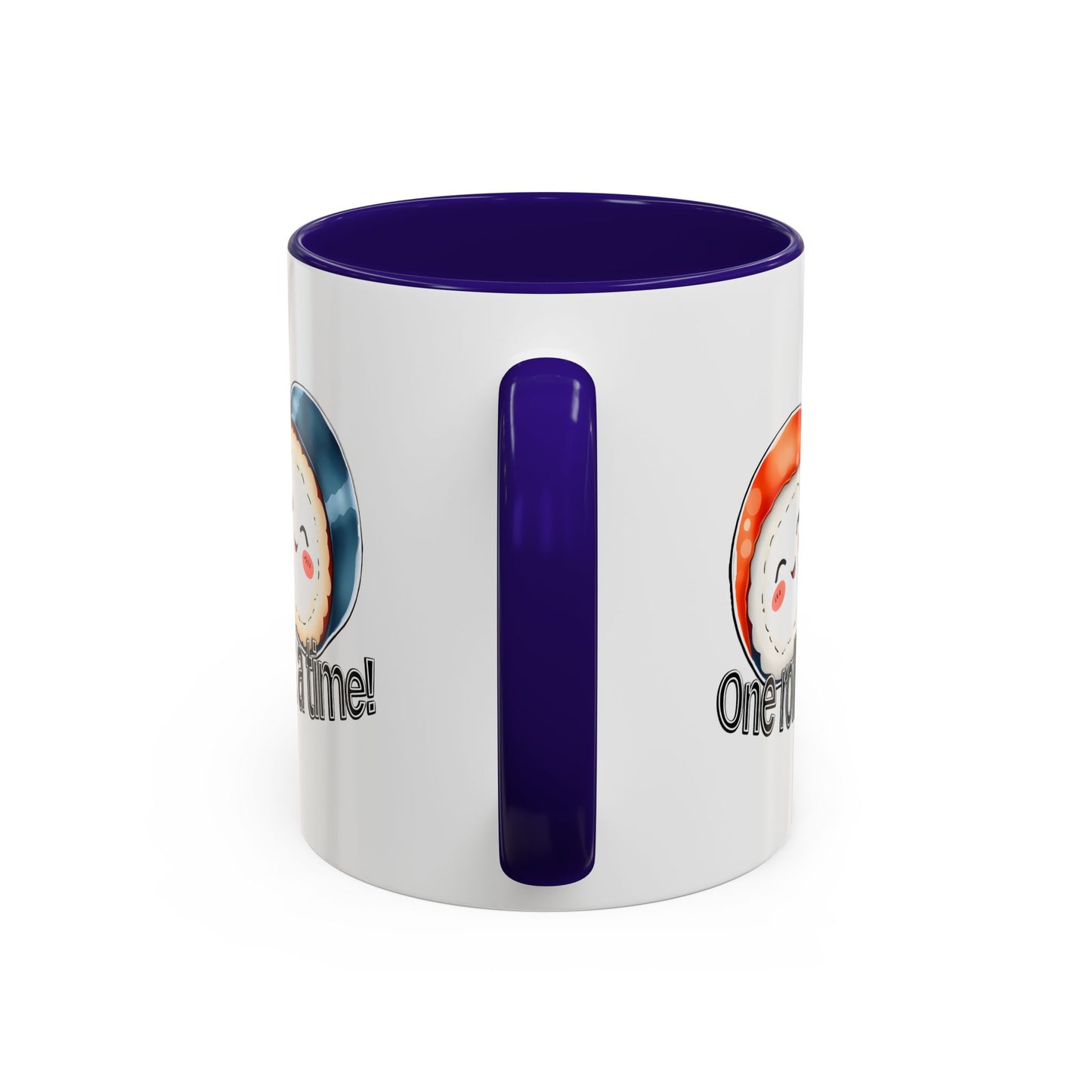 Coffee Mug - "One Roll at a Time" - Colorful Ceramic Coffee Cup, Perfect Gift for Food Lovers