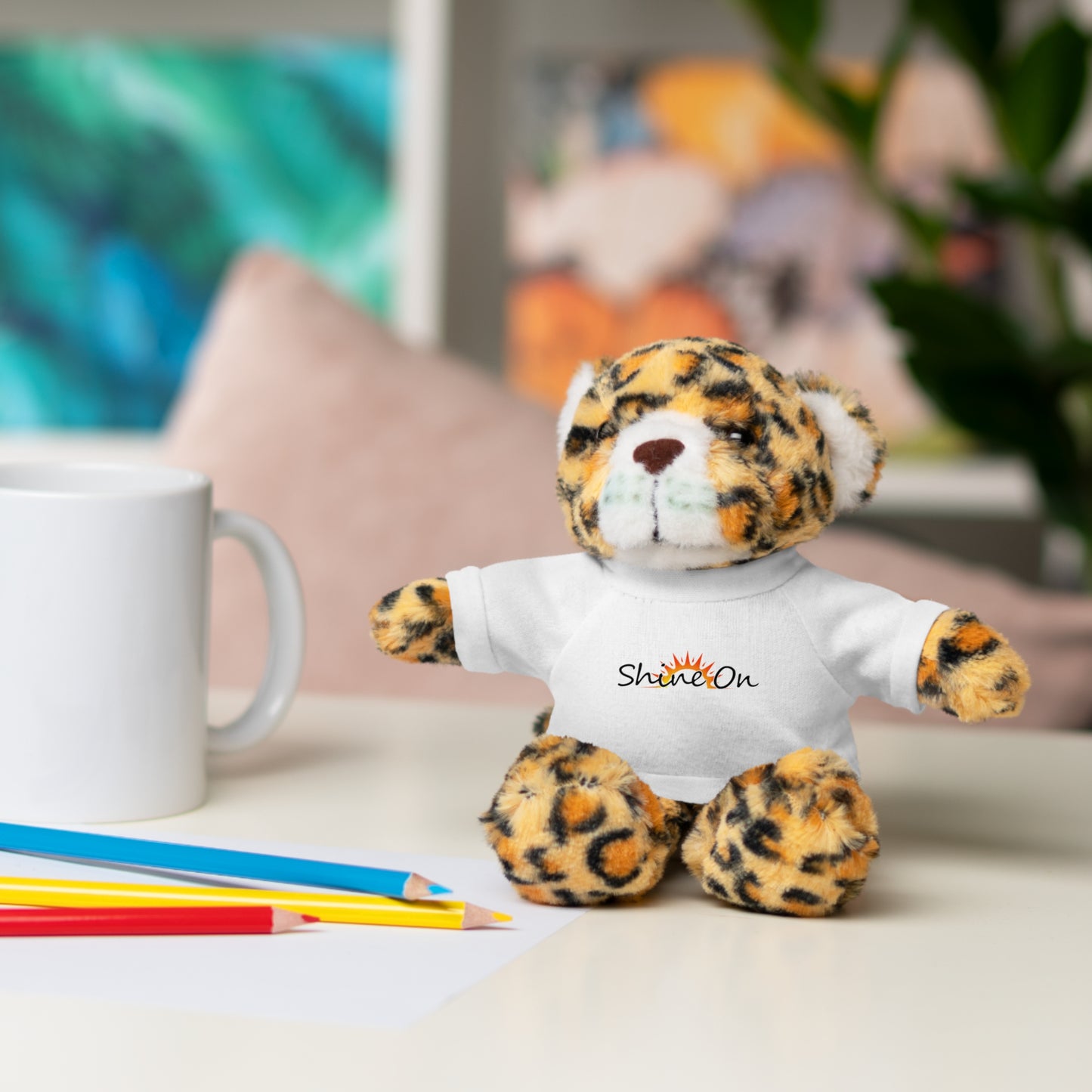 Plushie with 'Shine On' T-Shirt
