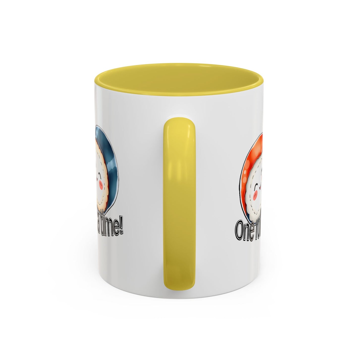 Coffee Mug - "One Roll at a Time" - Colorful Ceramic Coffee Cup, Perfect Gift for Food Lovers