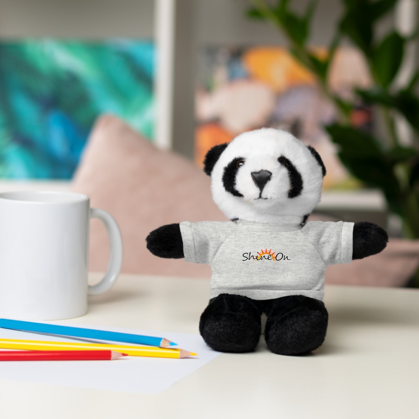 Plushie with 'Shine On' T-Shirt