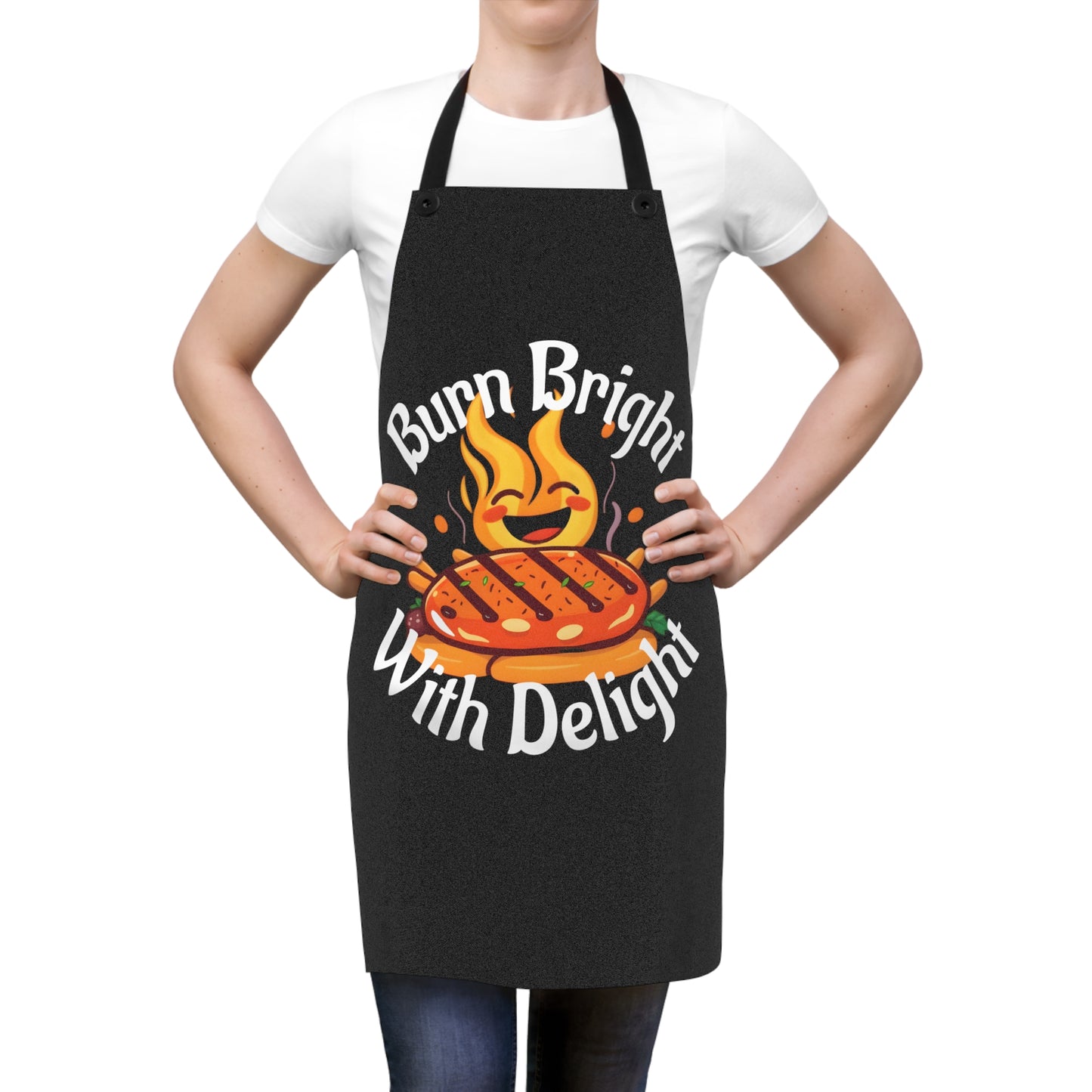 Apron - 'Burn Bright With Delight' BBQ Gift