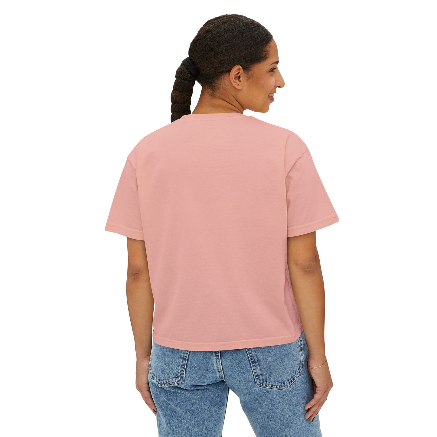Womens Boxy Tee - "I Adore You!" Design for Casual Style