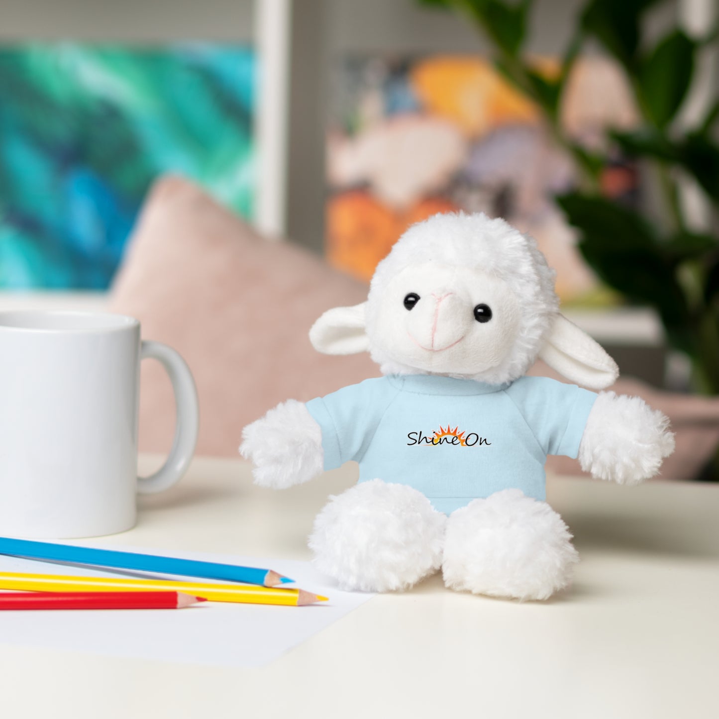 Plushie with 'Shine On' T-Shirt