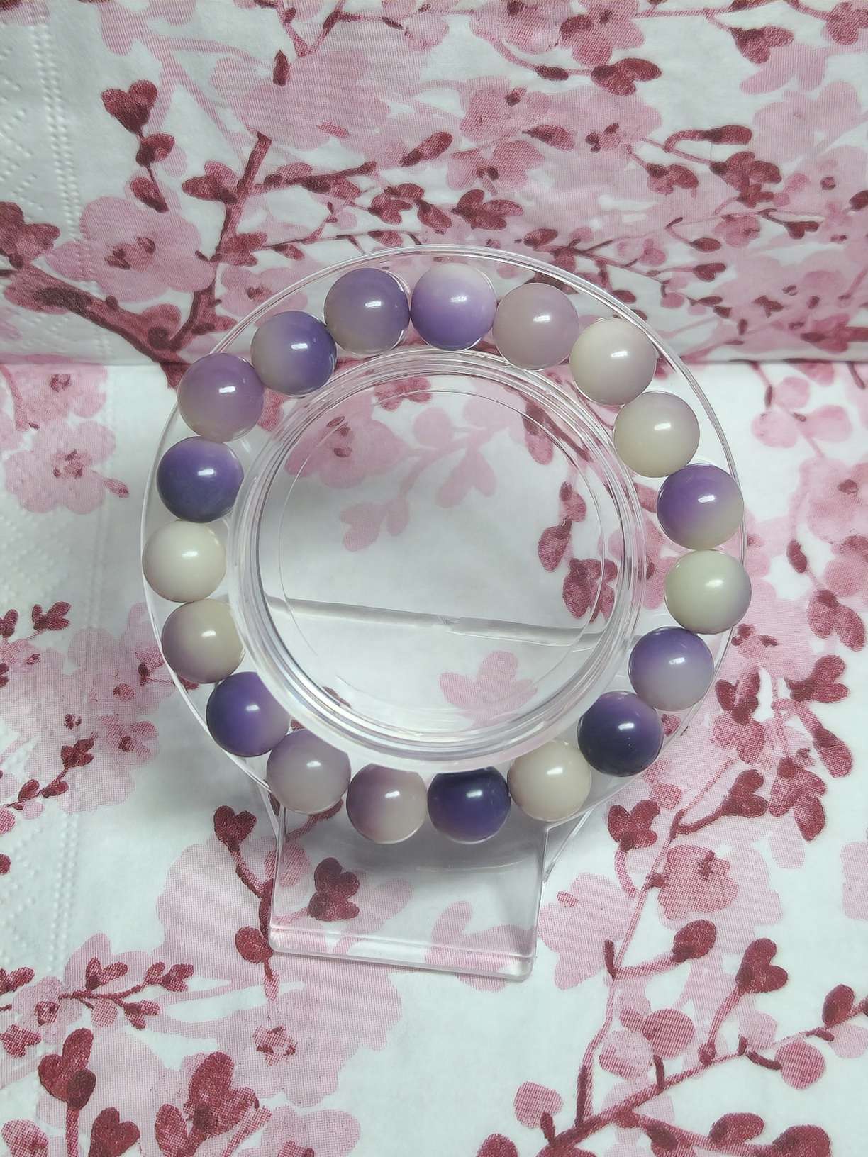 Bodhi Bracelet - Purple/White Ombre