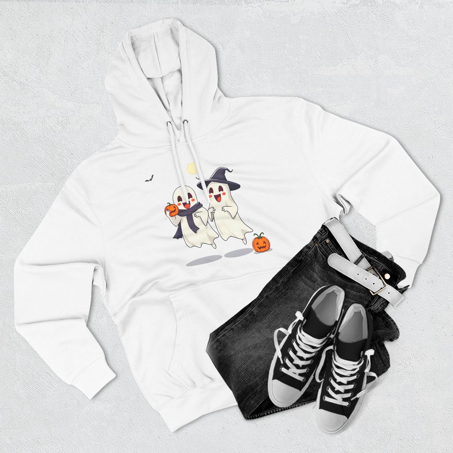 Halloween Hoodie - Cozy Fleece Sweatshirt for Fall, Spooky Season Wear, Trick-or-Treat Style, Perfect for Halloween Celebrations