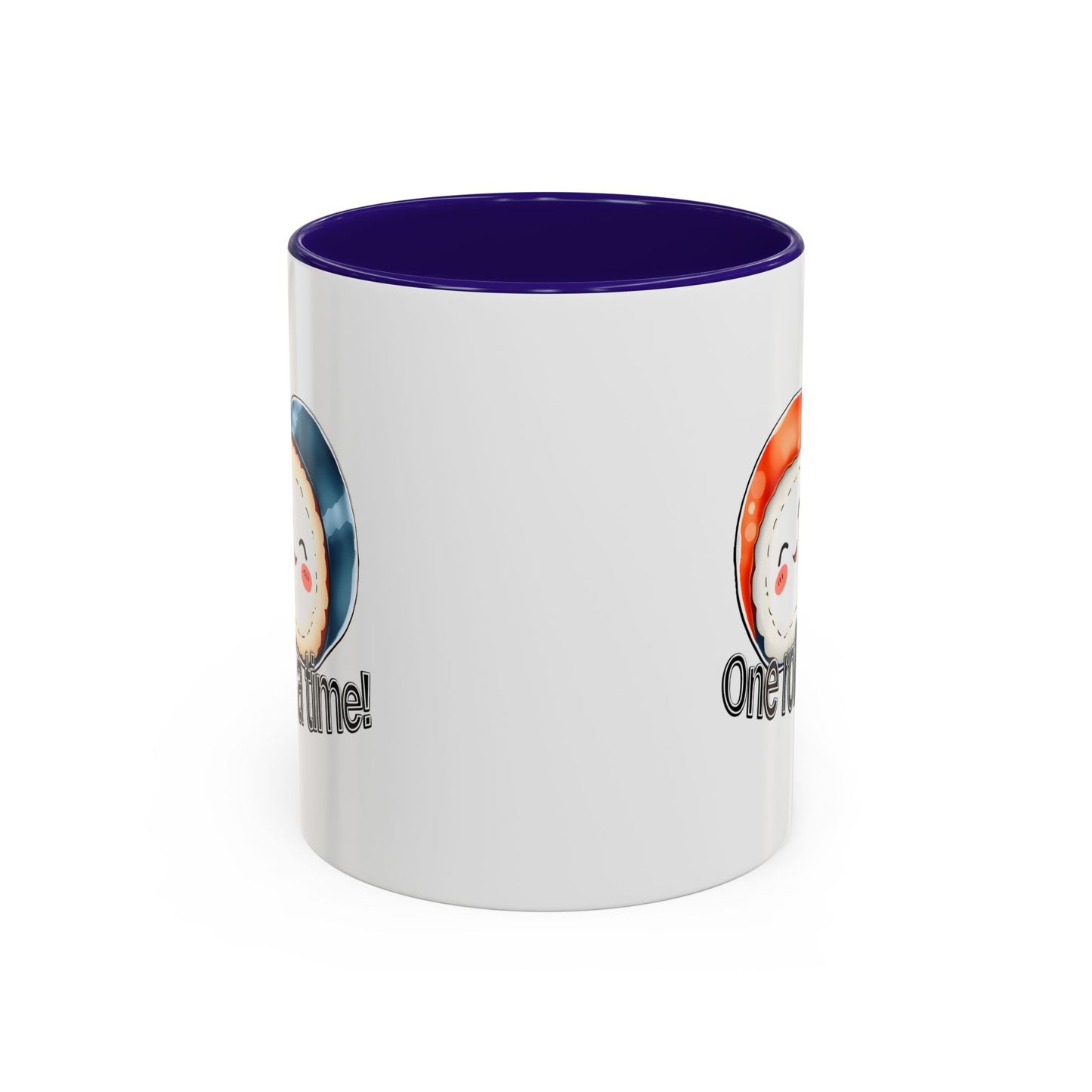 Coffee Mug - "One Roll at a Time" - Colorful Ceramic Coffee Cup, Perfect Gift for Food Lovers